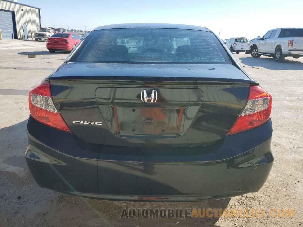 VIN 2HGFB2F51CH589158 Car History HONDA CIVIC 2012