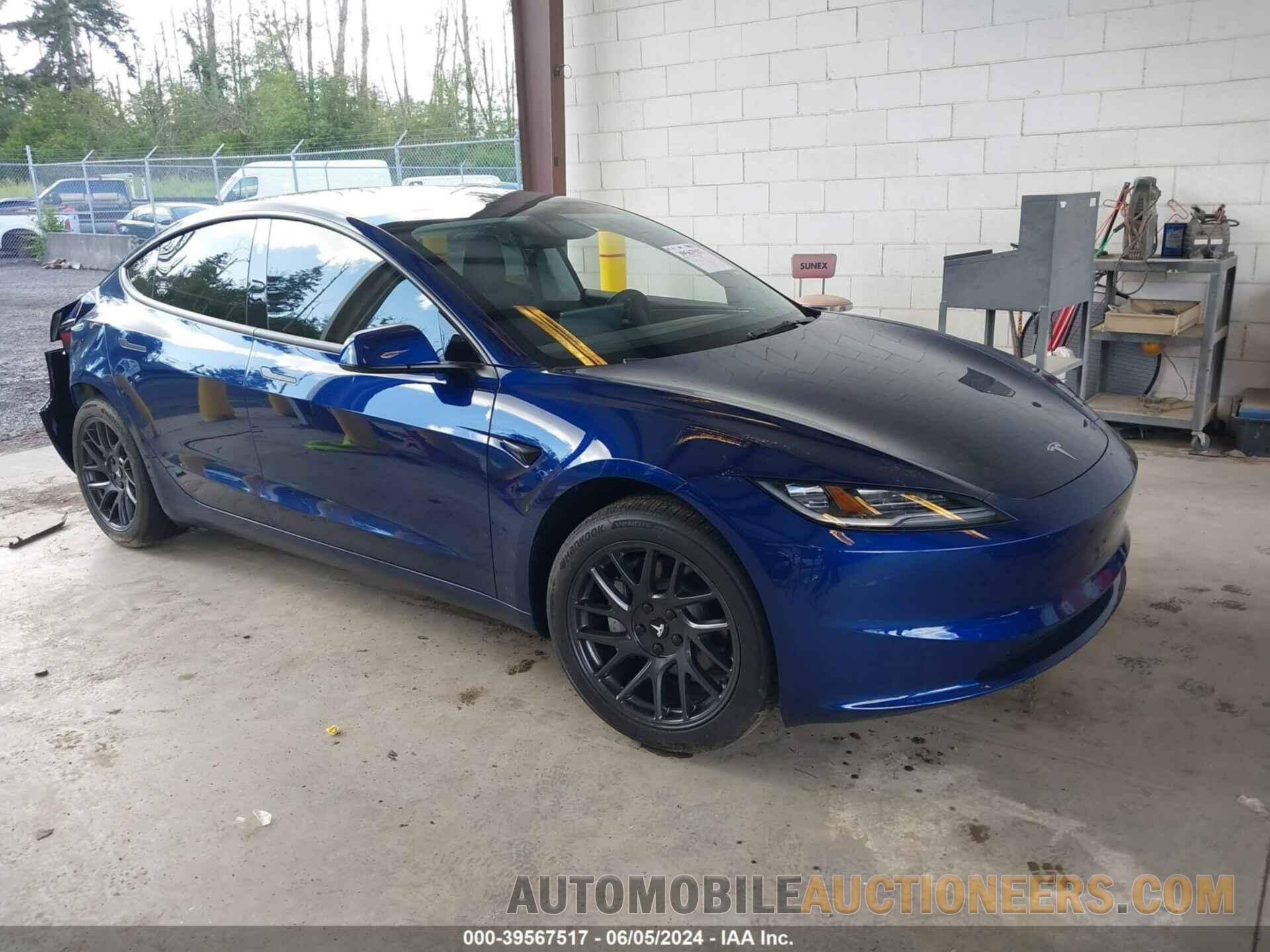 000005YJ3E1EAXRF7 TESLA MODEL 3 2024