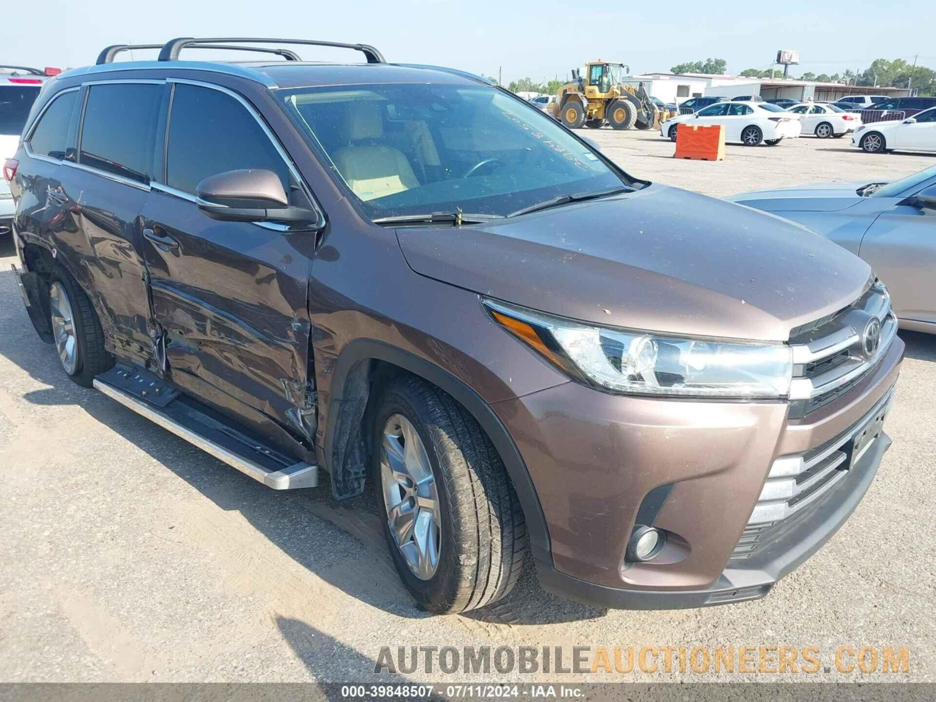 05TDYZRFH8HS21293 TOYOTA HIGHLANDER 2017