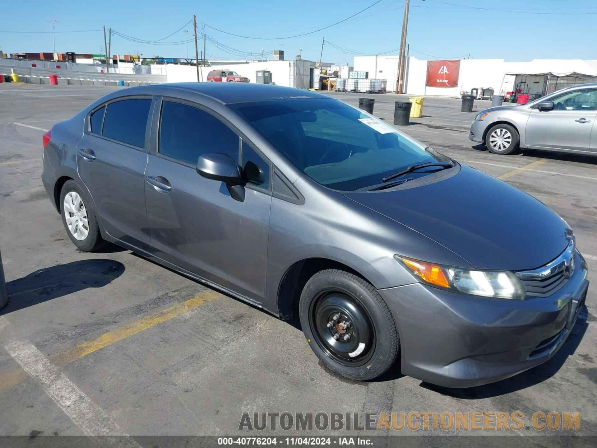 19XFB2F50CE382917 HONDA CIVIC 2012