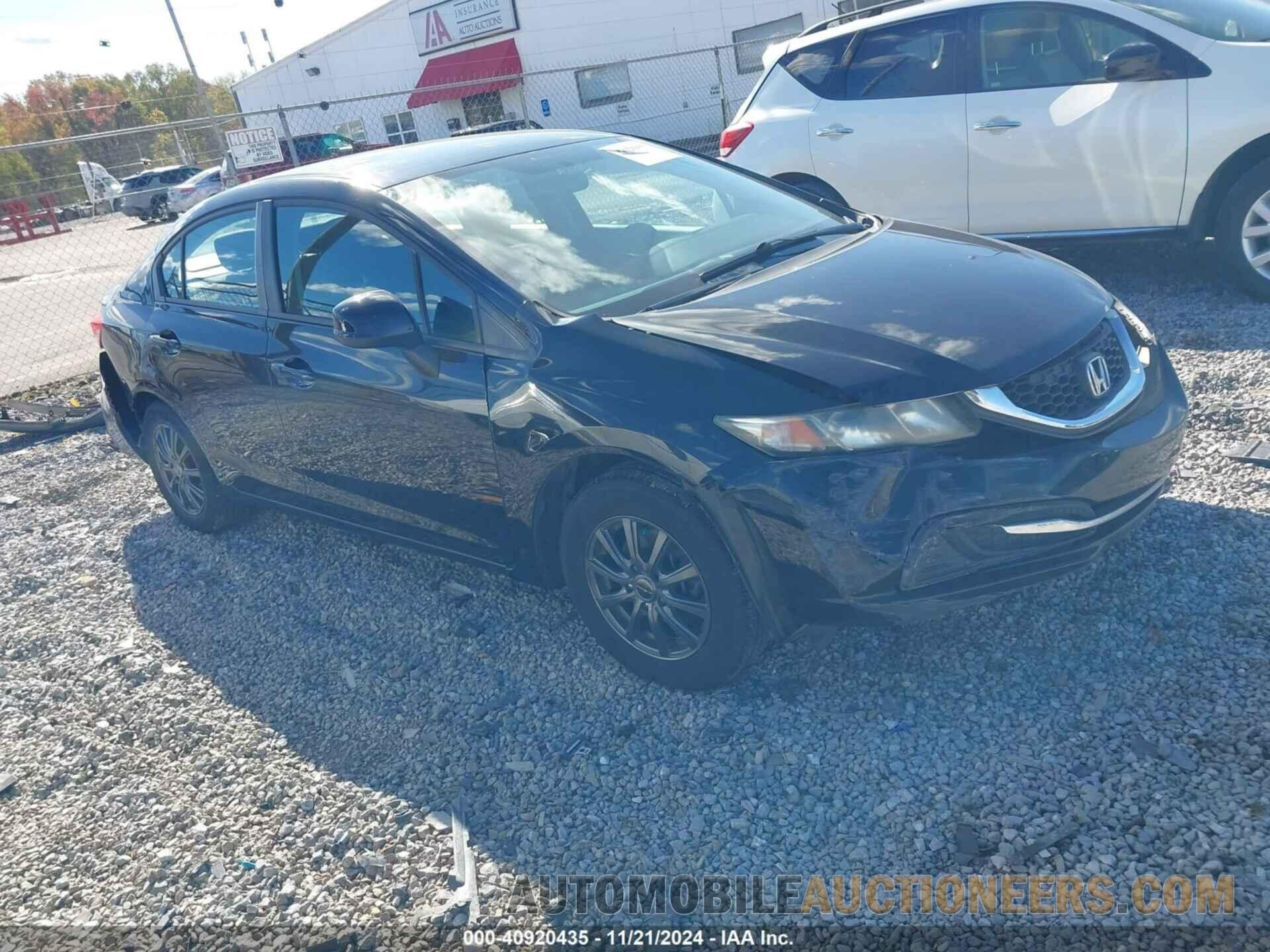 19XFB2F51DE216360 HONDA CIVIC 2013