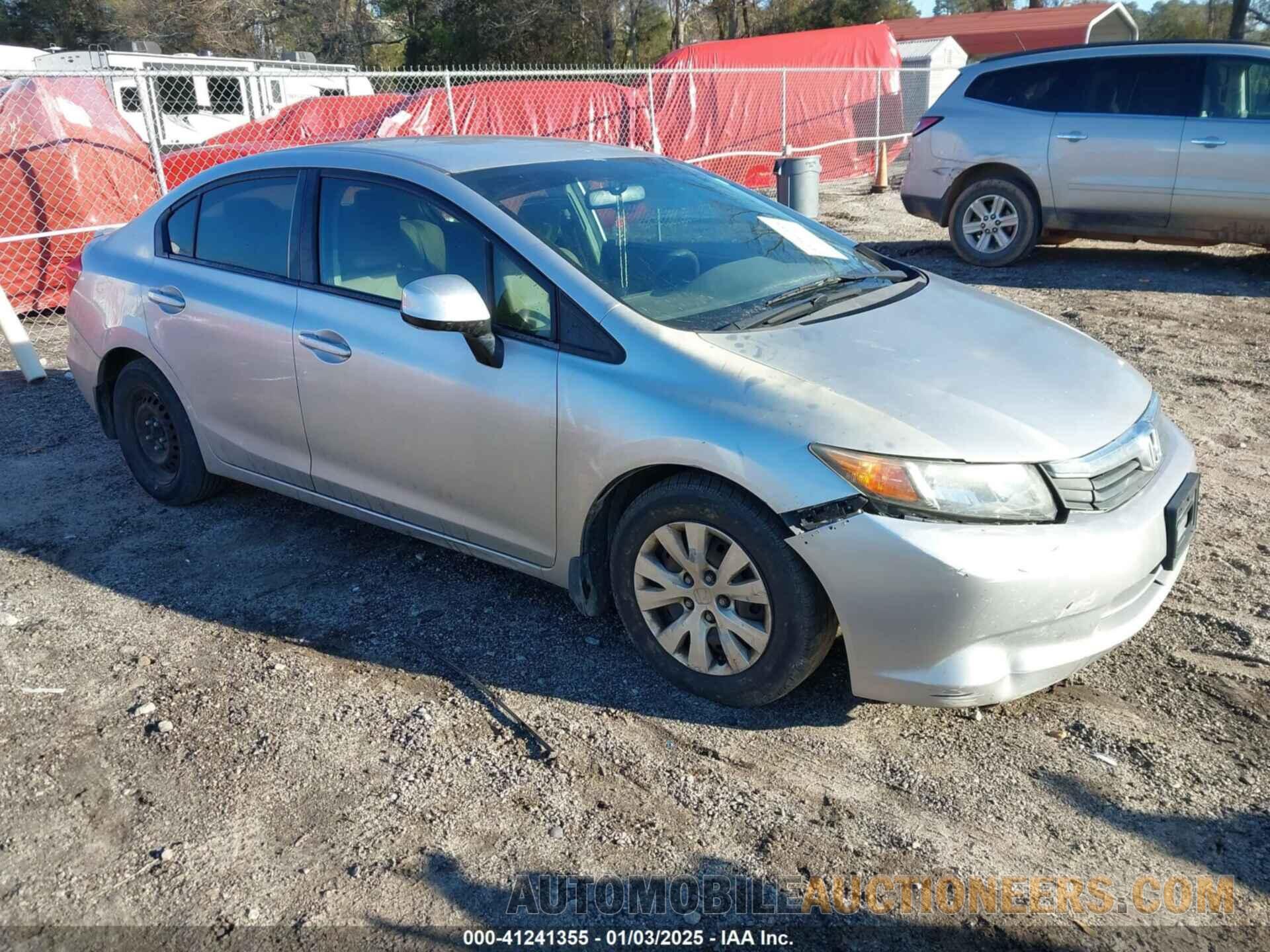 19XFB2F52CE052762 HONDA CIVIC SDN 2012