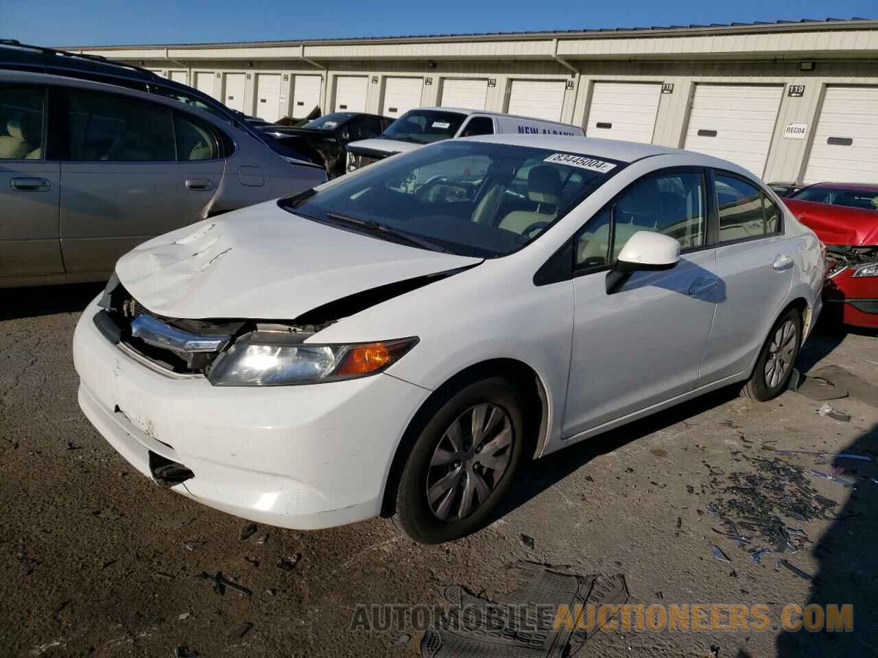 19XFB2F52CE106125 HONDA CIVIC 2012