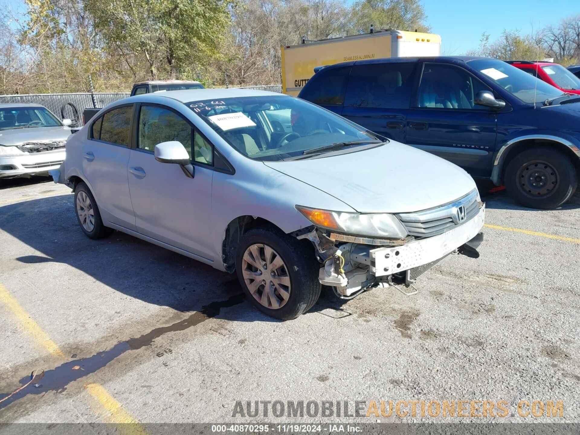 19XFB2F52CE303215 HONDA CIVIC 2012