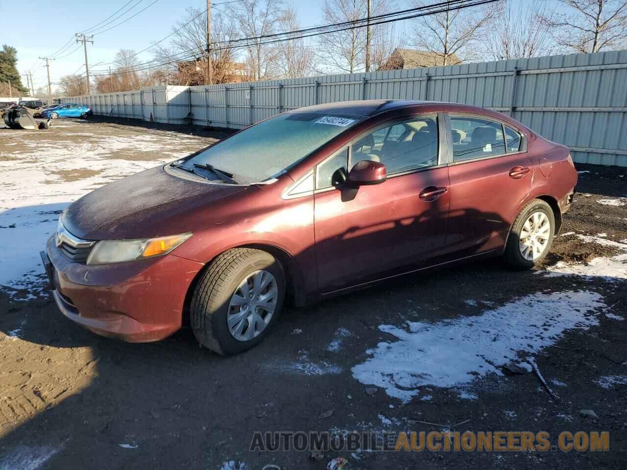 19XFB2F52CE333248 HONDA CIVIC 2012