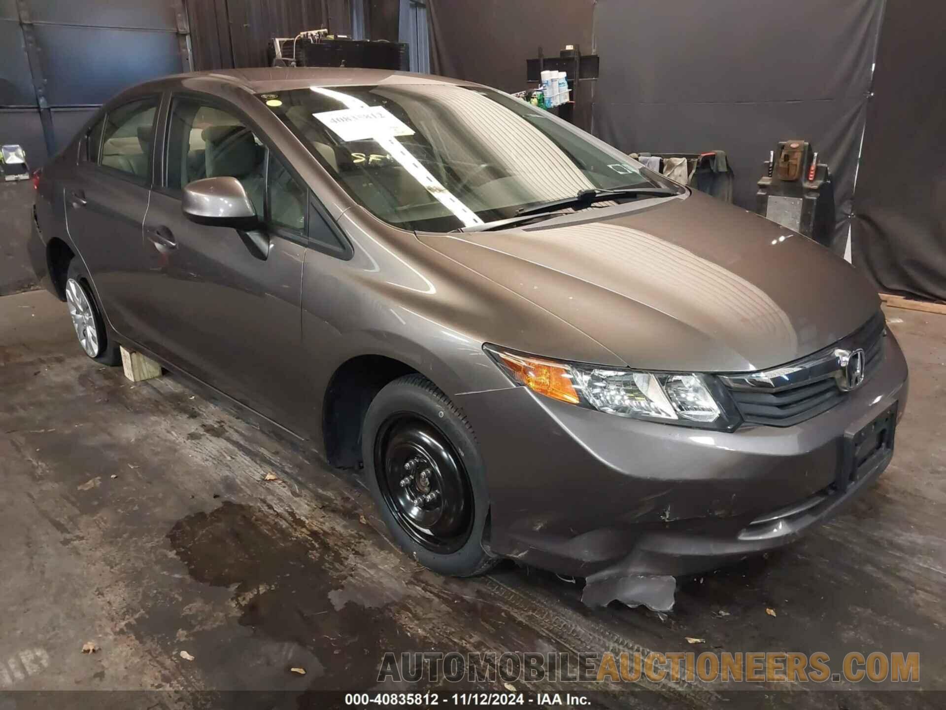 19XFB2F52CE380988 HONDA CIVIC 2012