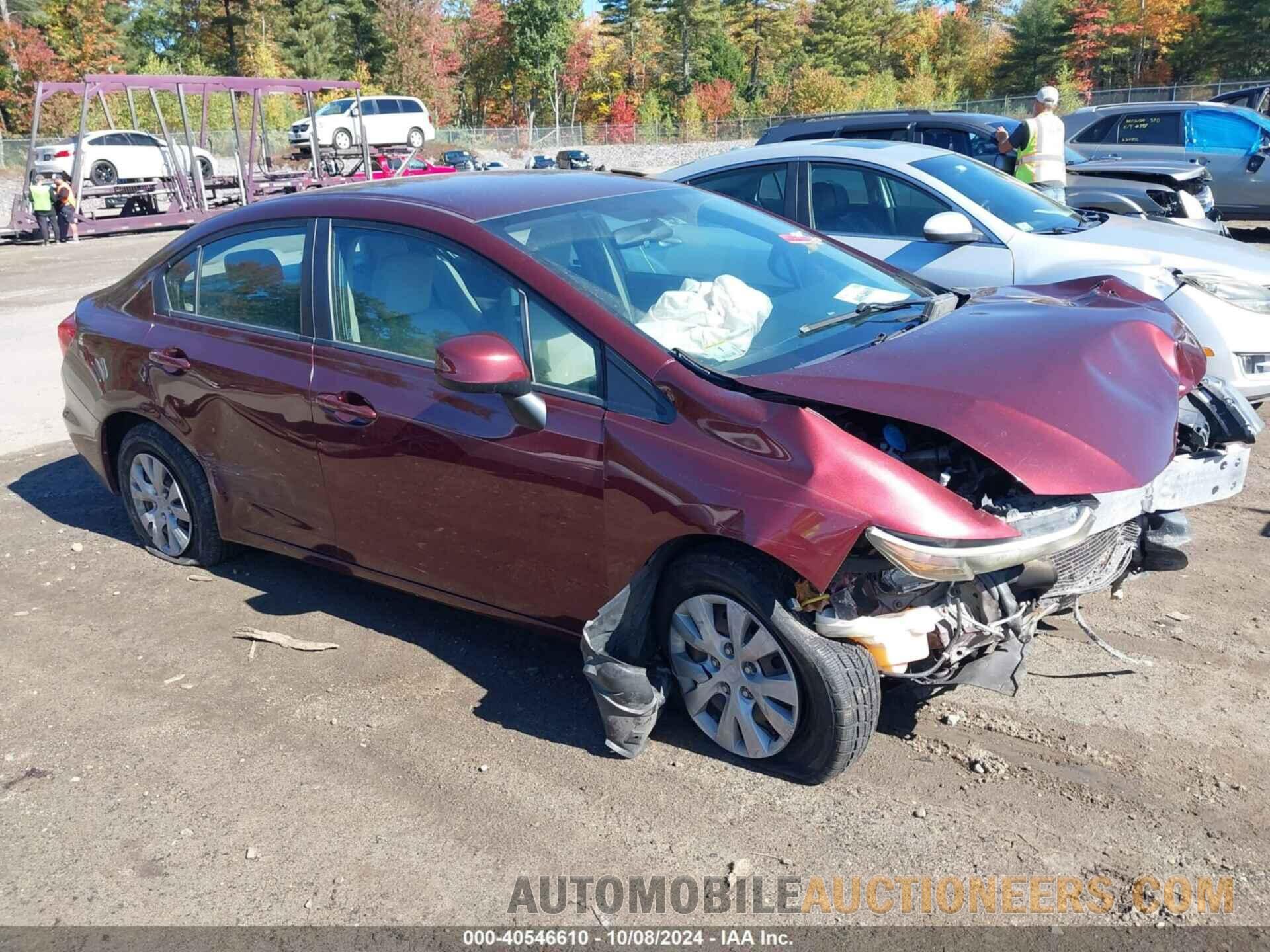 19XFB2F52CE390386 HONDA CIVIC 2012