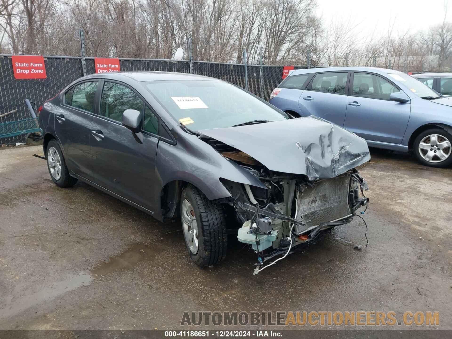 19XFB2F52DE018337 HONDA CIVIC 2013