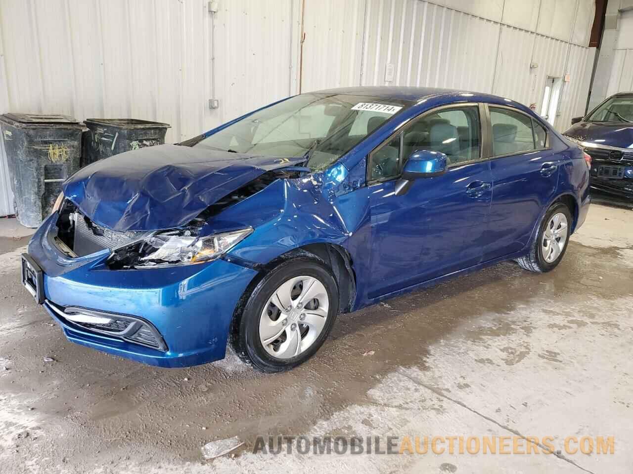 19XFB2F52DE078425 HONDA CIVIC 2013