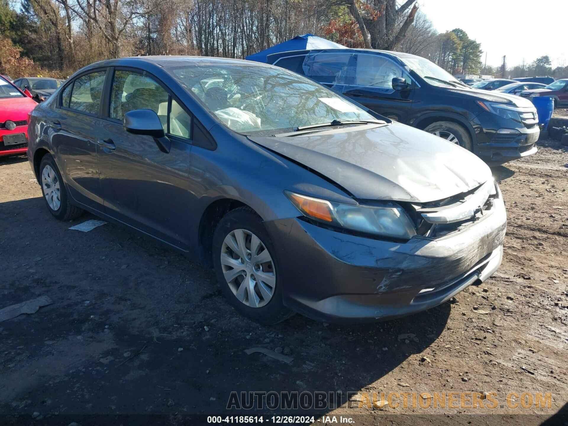 19XFB2F54CE357616 HONDA CIVIC SDN 2012