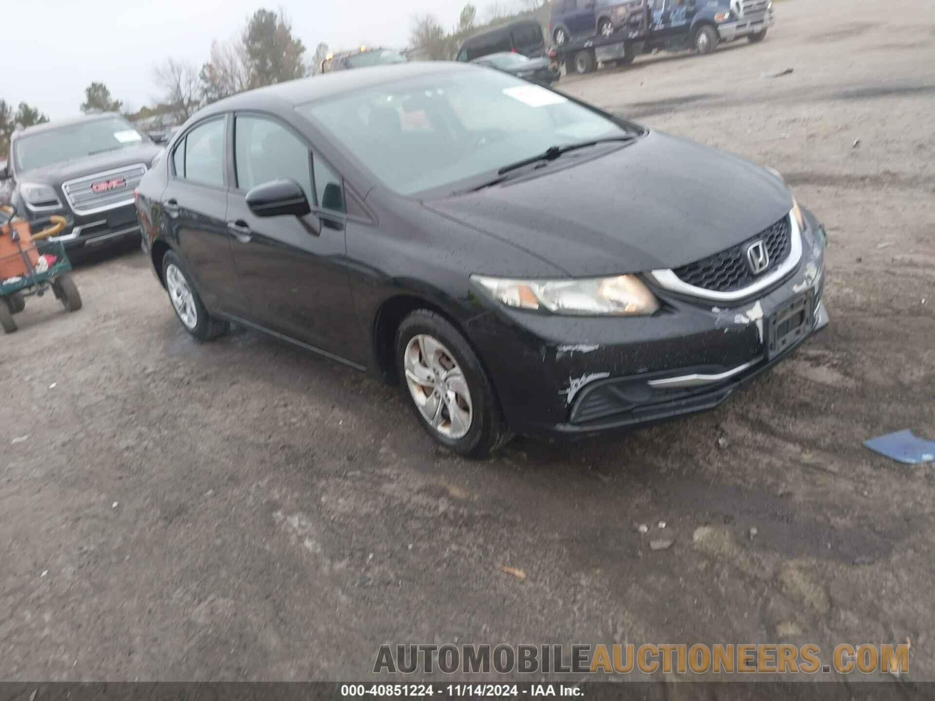 19XFB2F54EE248396 HONDA CIVIC 2014