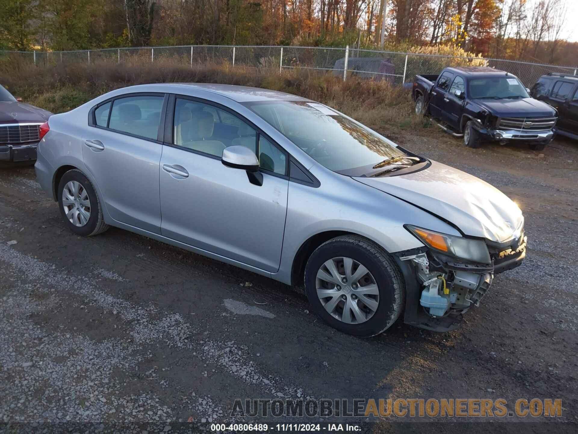 19XFB2F55CE009484 HONDA CIVIC 2012