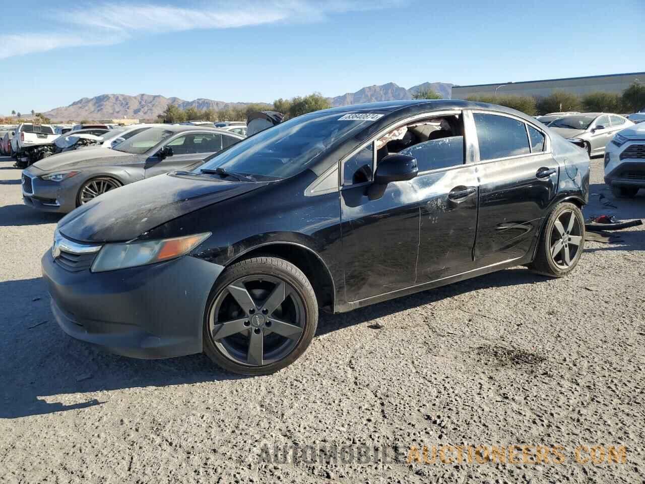 19XFB2F55CE060872 HONDA CIVIC 2012