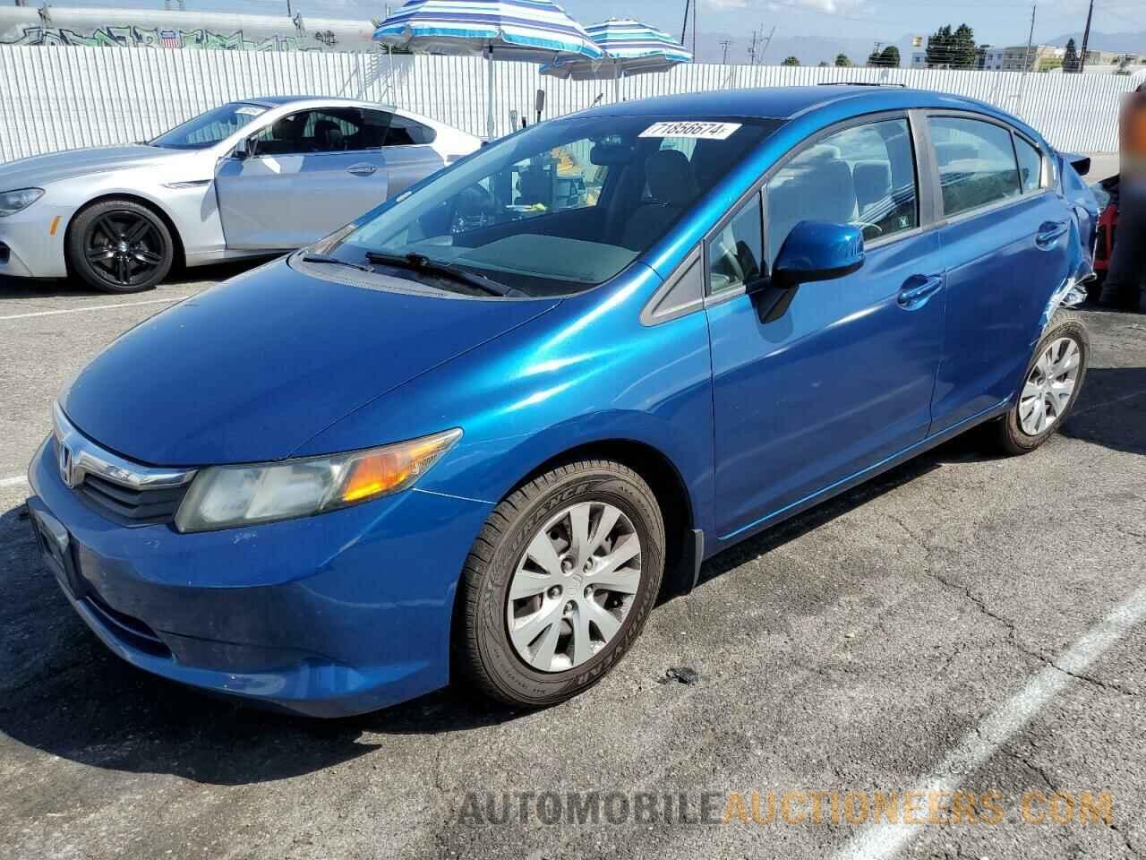 19XFB2F55CE066400 HONDA CIVIC 2012