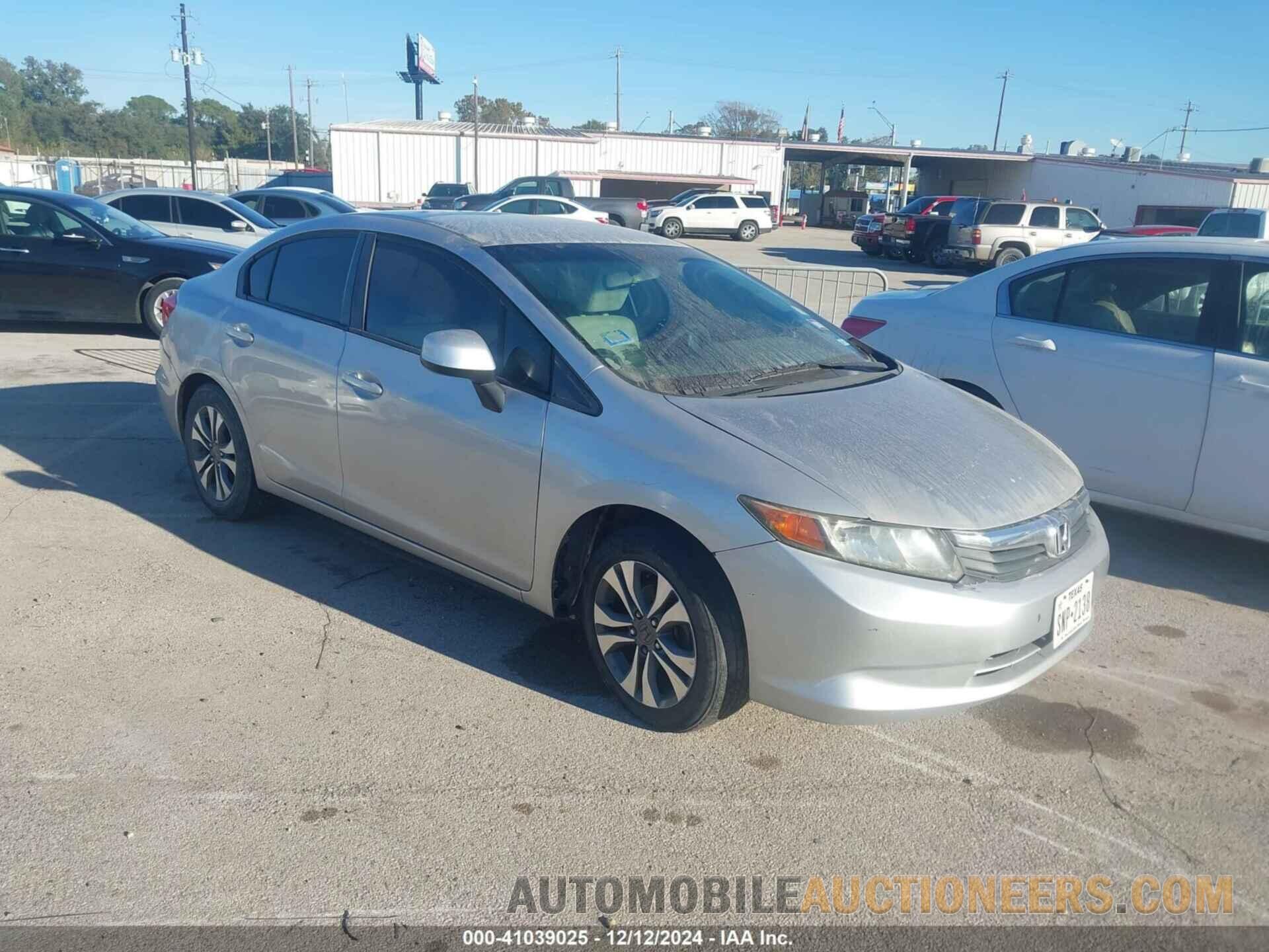 19XFB2F55CE108869 HONDA CIVIC 2012