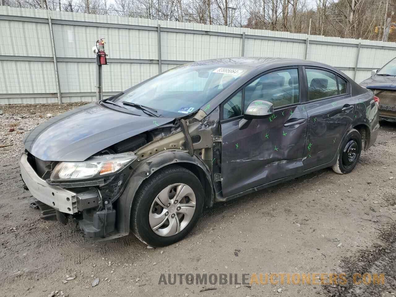 19XFB2F55DE062431 HONDA CIVIC 2013