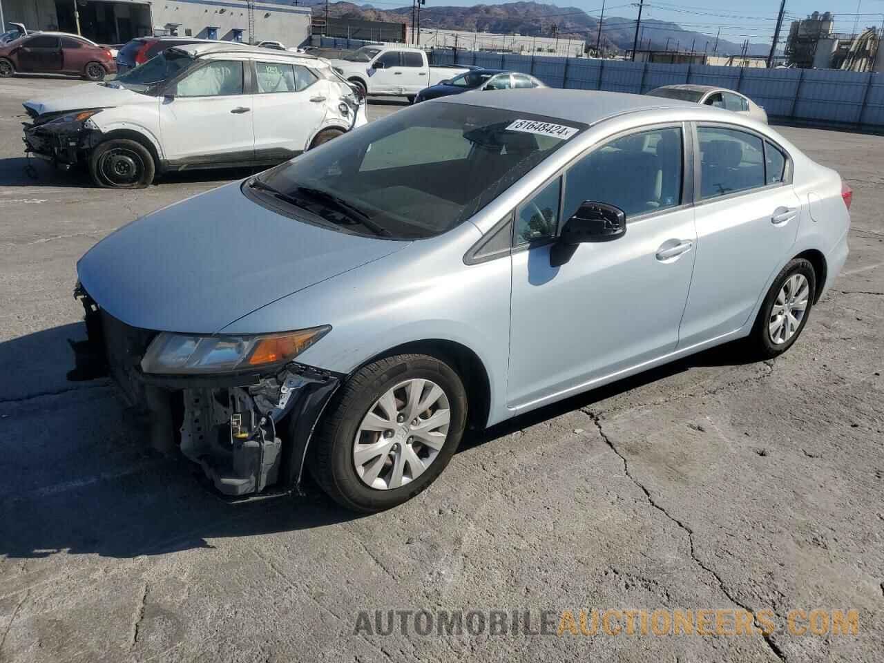 19XFB2F56CE303220 HONDA CIVIC 2012