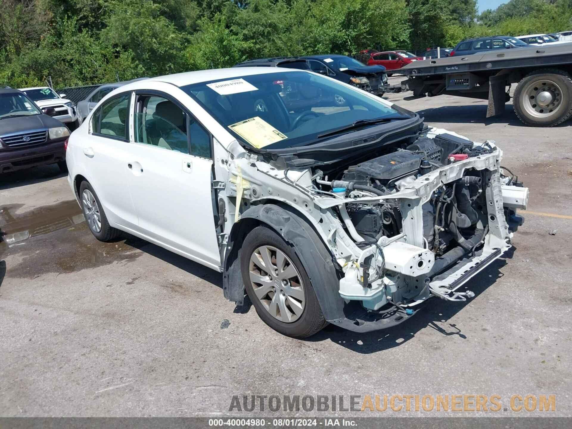 19XFB2F57CE054488 HONDA CIVIC 2012