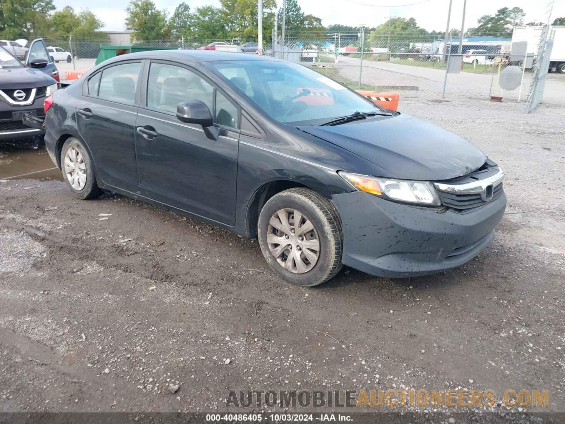 19XFB2F57CE093842 HONDA CIVIC 2012