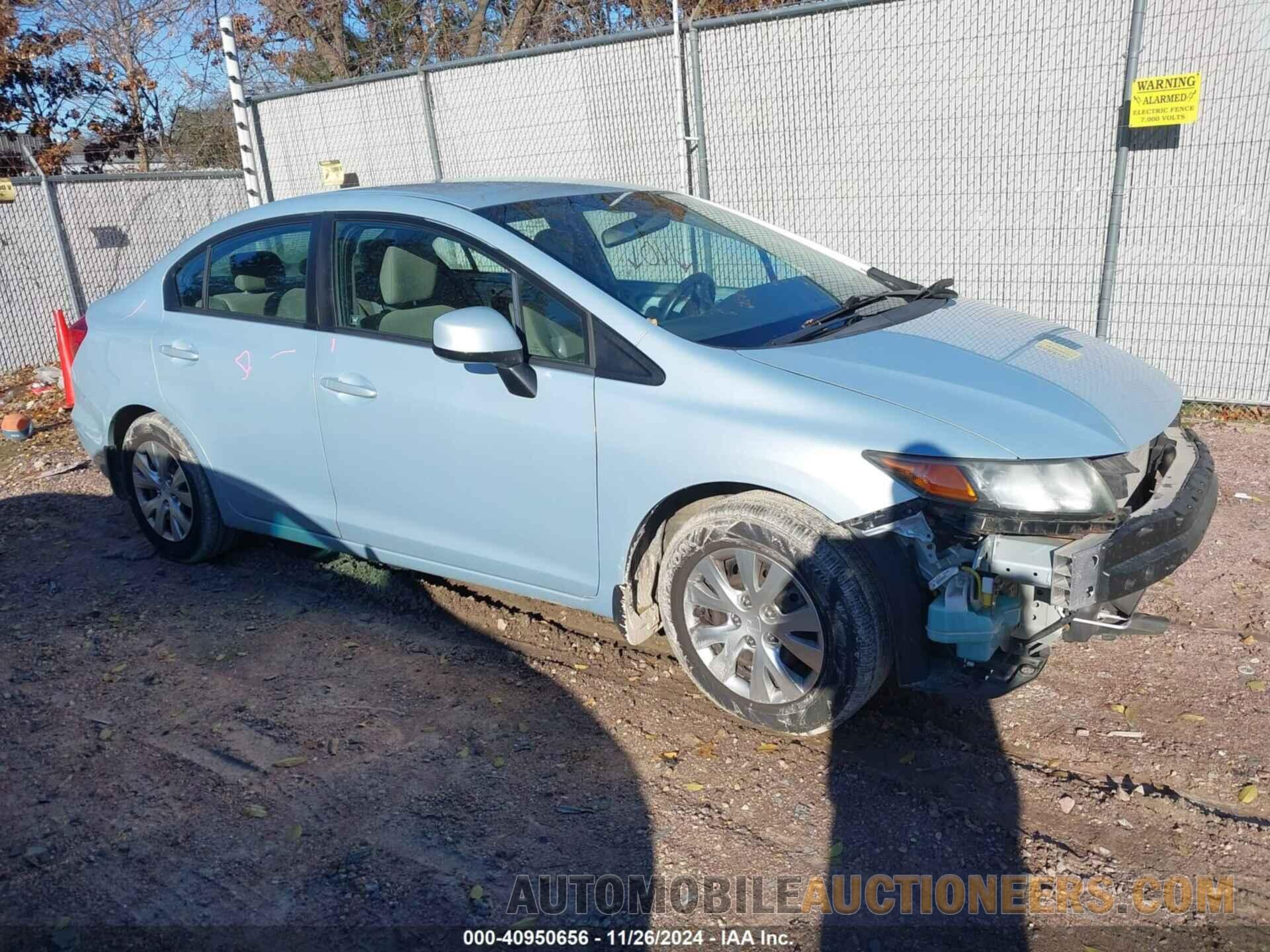 19XFB2F58CE081800 HONDA CIVIC 2012