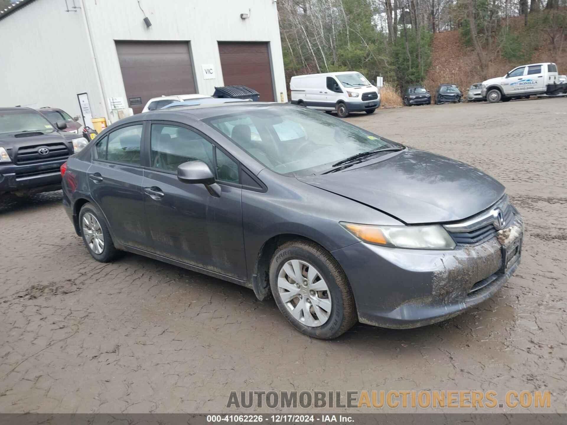 19XFB2F58CE336736 HONDA CIVIC 2012