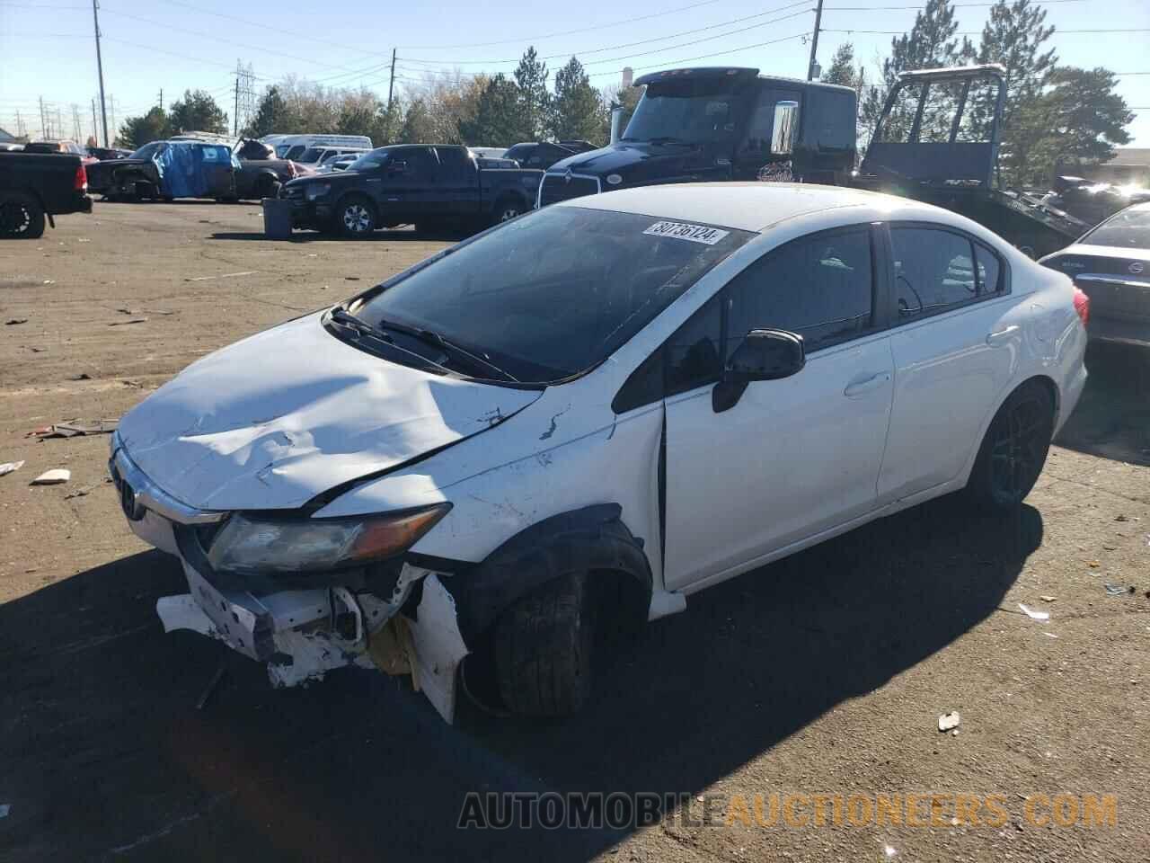 19XFB2F59CE014591 HONDA CIVIC 2012