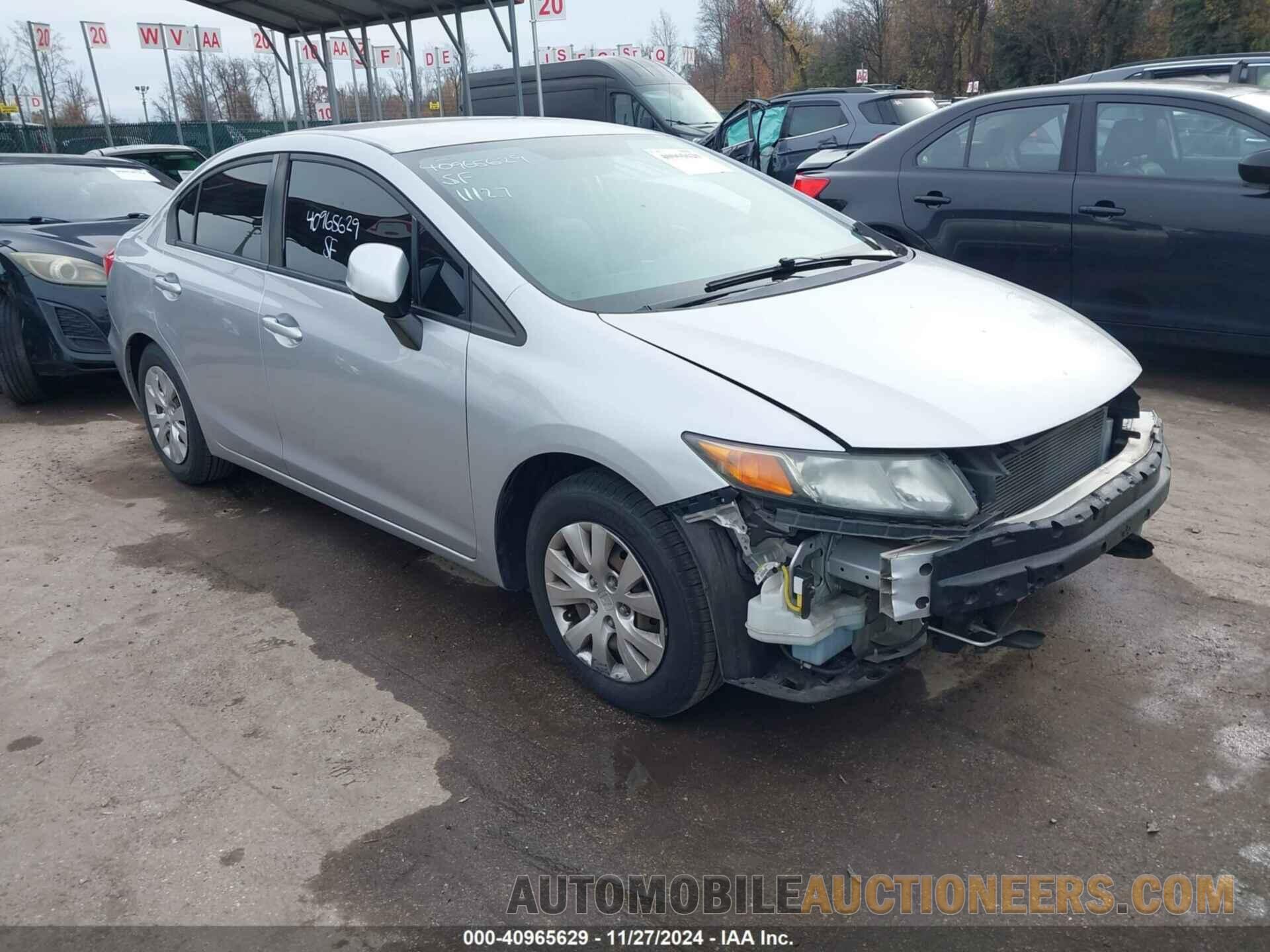 19XFB2F59CE370278 HONDA CIVIC 2012