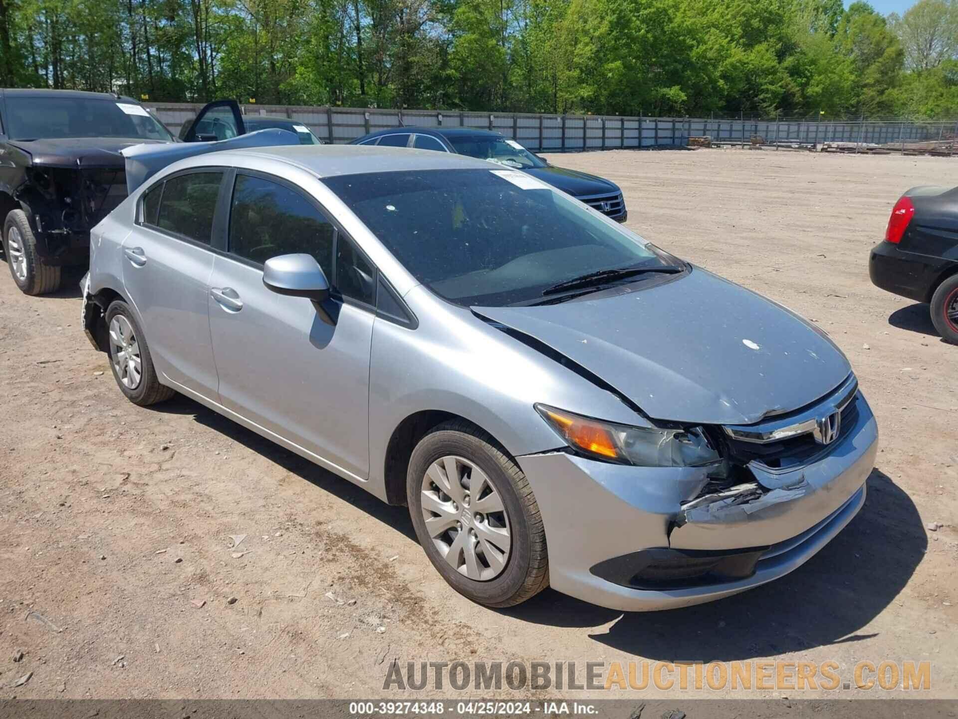 19XFB2F5XCE077845 HONDA CIVIC 2012