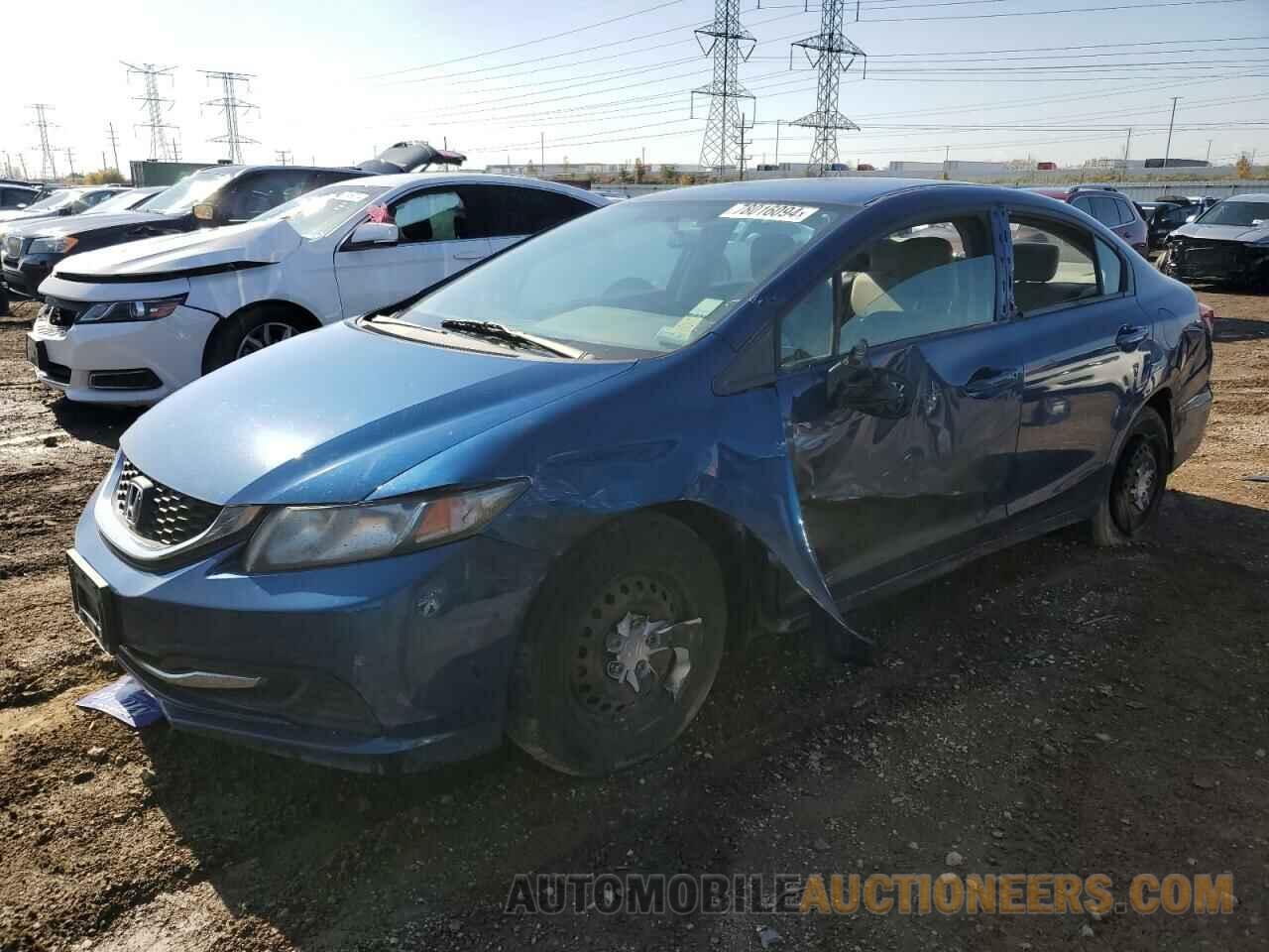 19XFB2F5XDE004900 HONDA CIVIC 2013