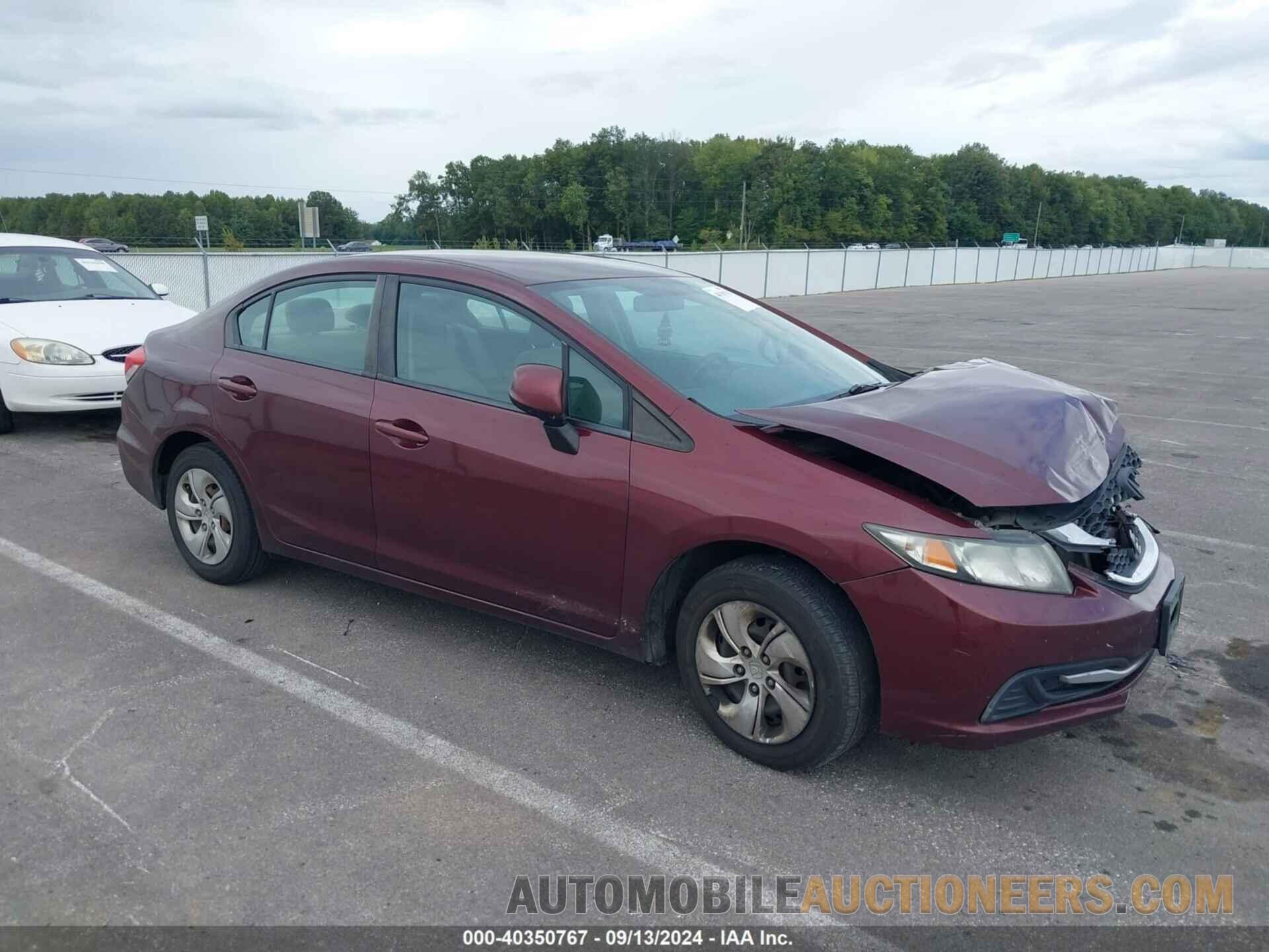 19XFB2F5XDE068466 HONDA CIVIC 2013