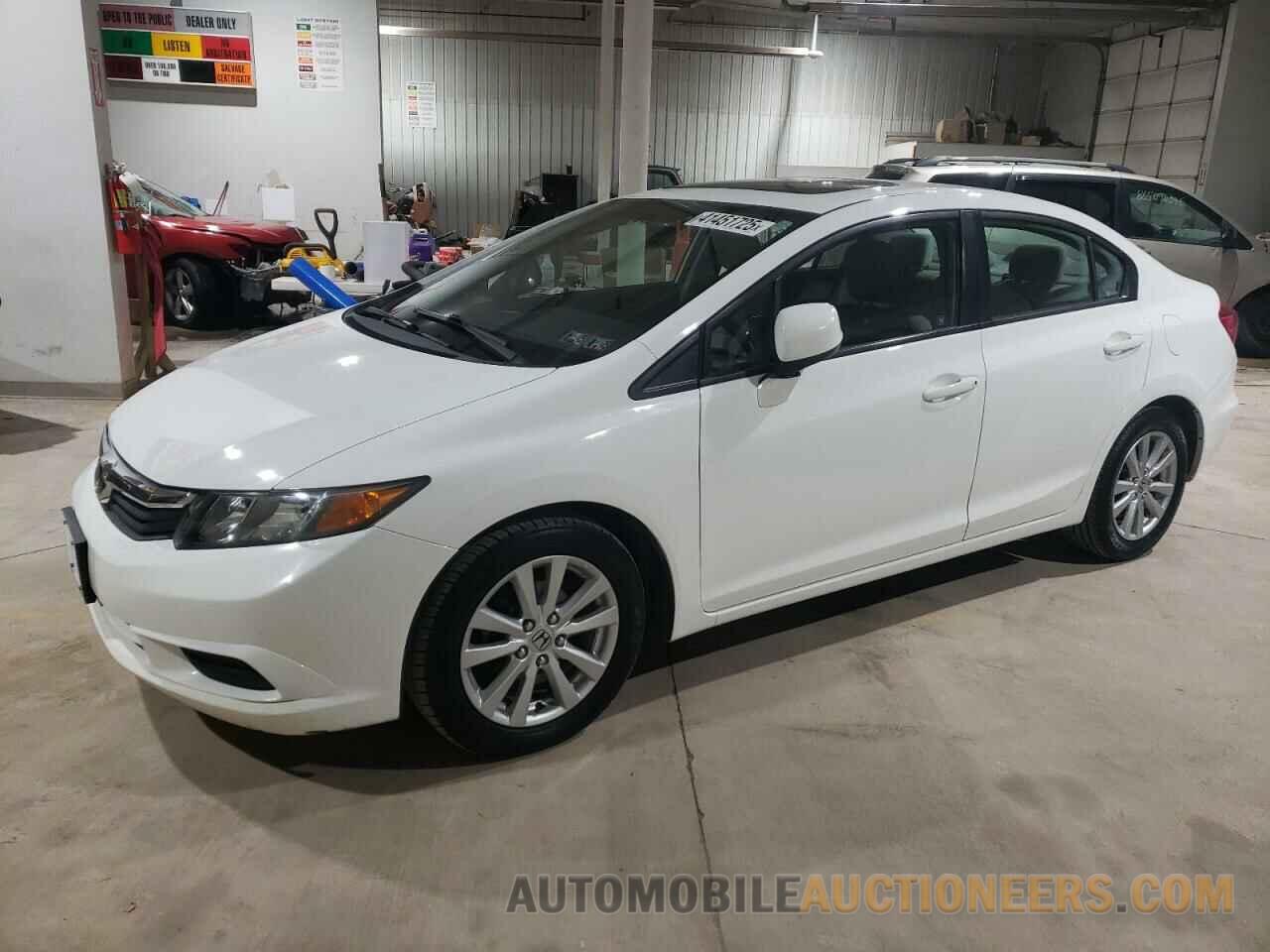 19XFB2F80CE376044 HONDA CIVIC 2012