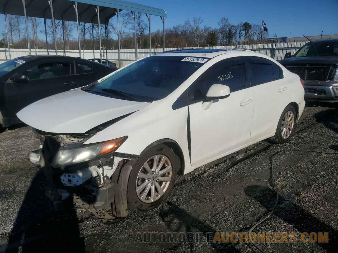 19XFB2F81CE092938 HONDA CIVIC 2012