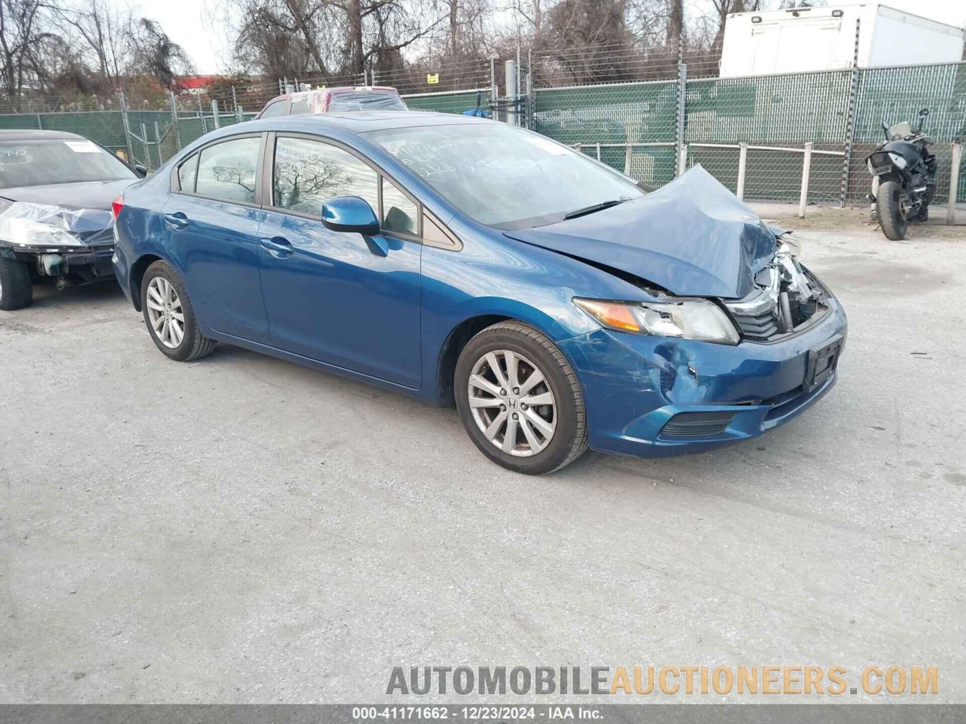 19XFB2F82CE312829 HONDA CIVIC 2012