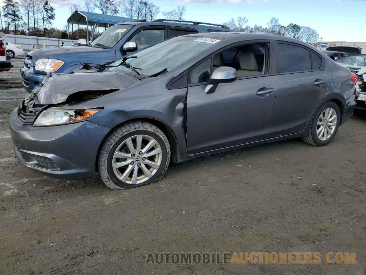 19XFB2F83CE019005 HONDA CIVIC 2012