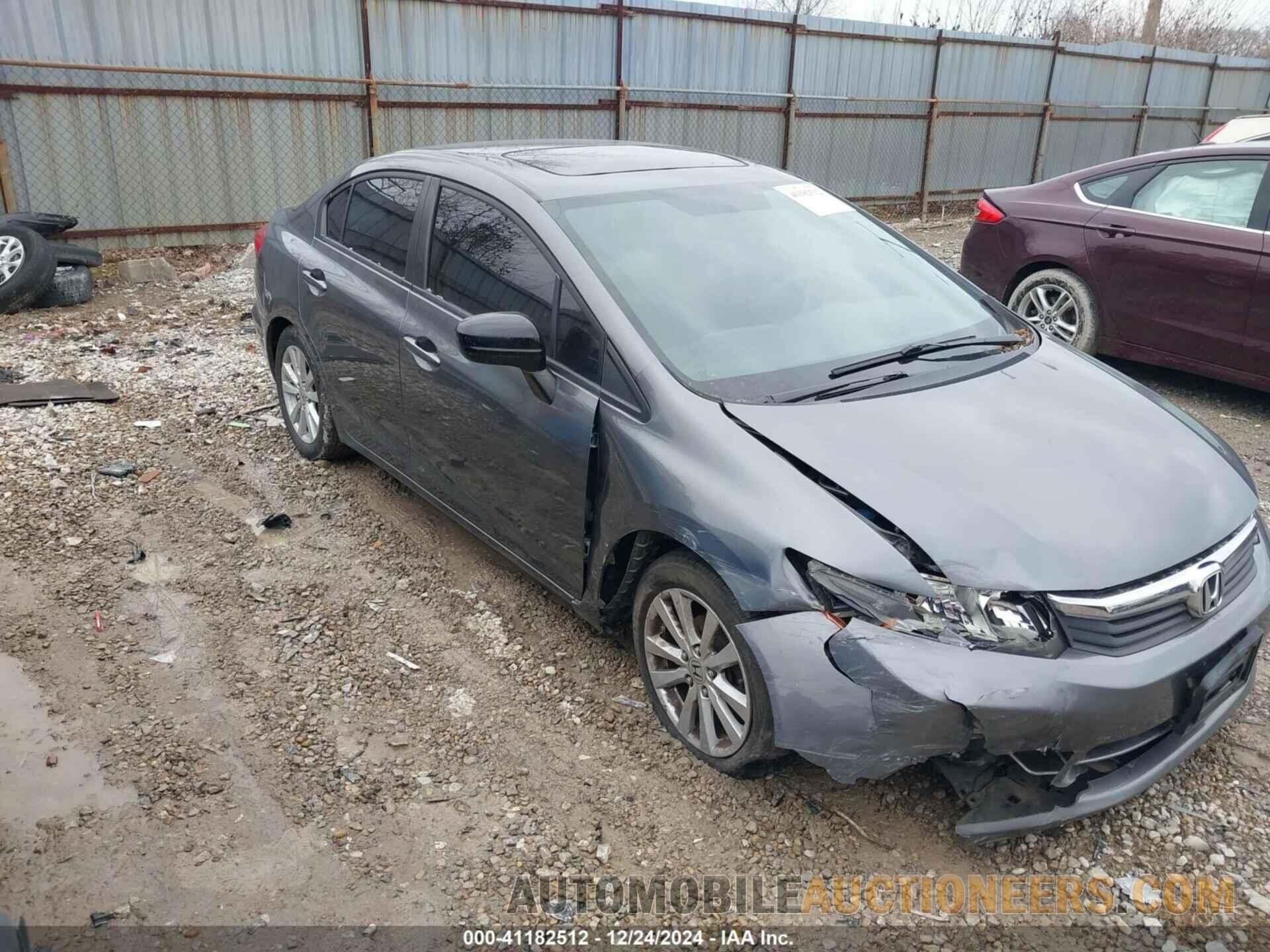 19XFB2F83CE103325 HONDA CIVIC 2012