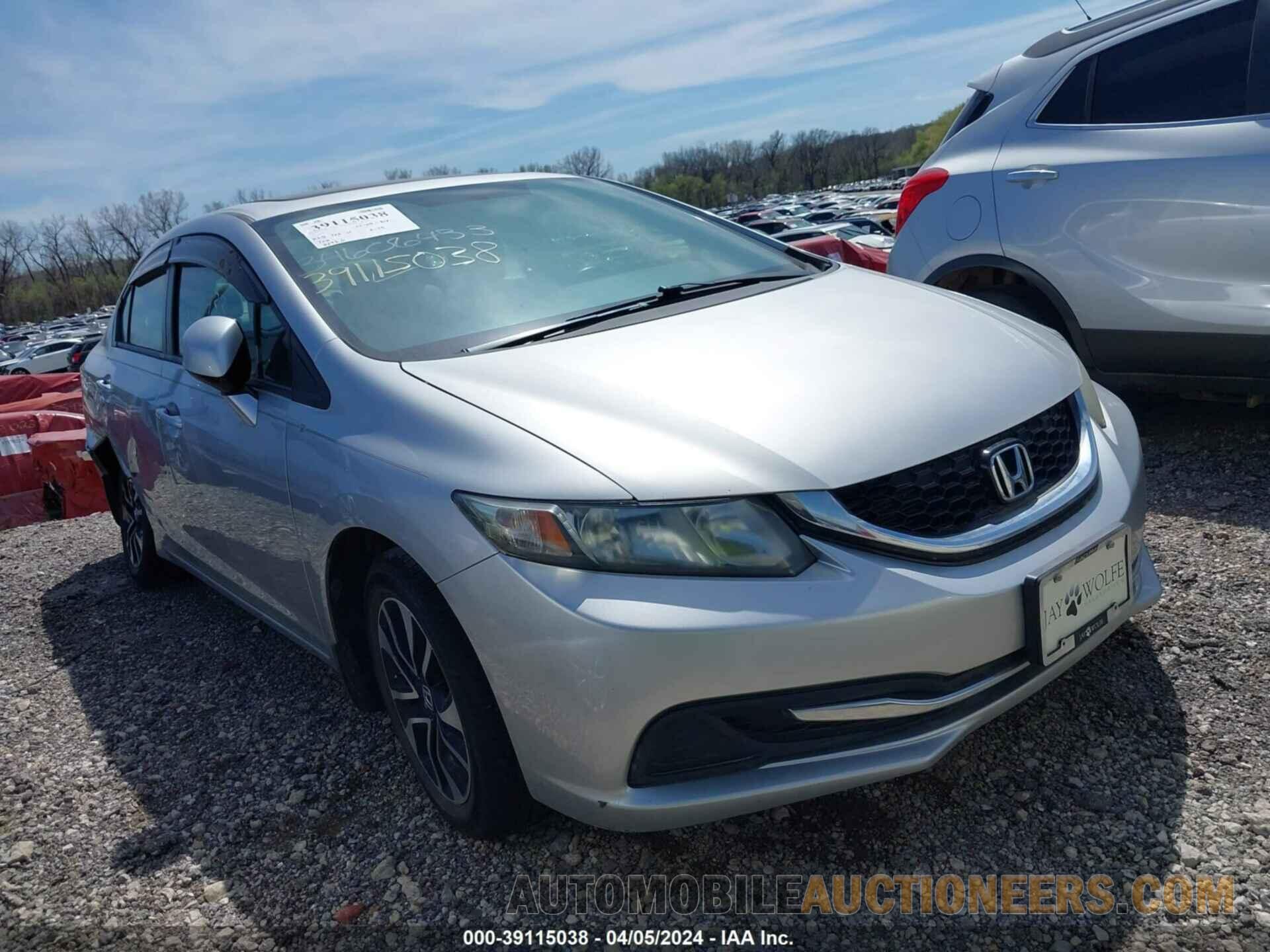 19XFB2F83DE053527 HONDA CIVIC 2013