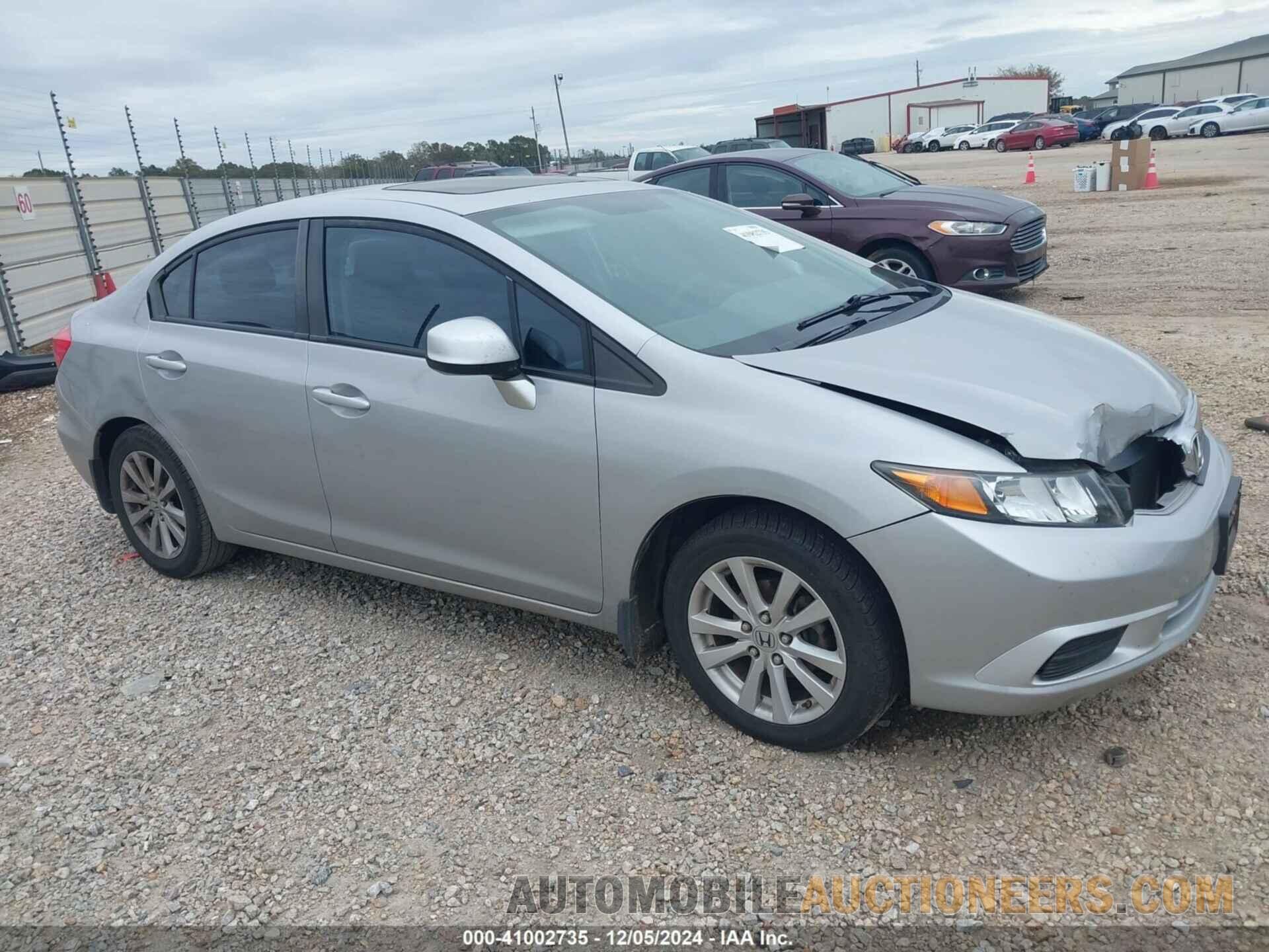 19XFB2F85CE065497 HONDA CIVIC 2012