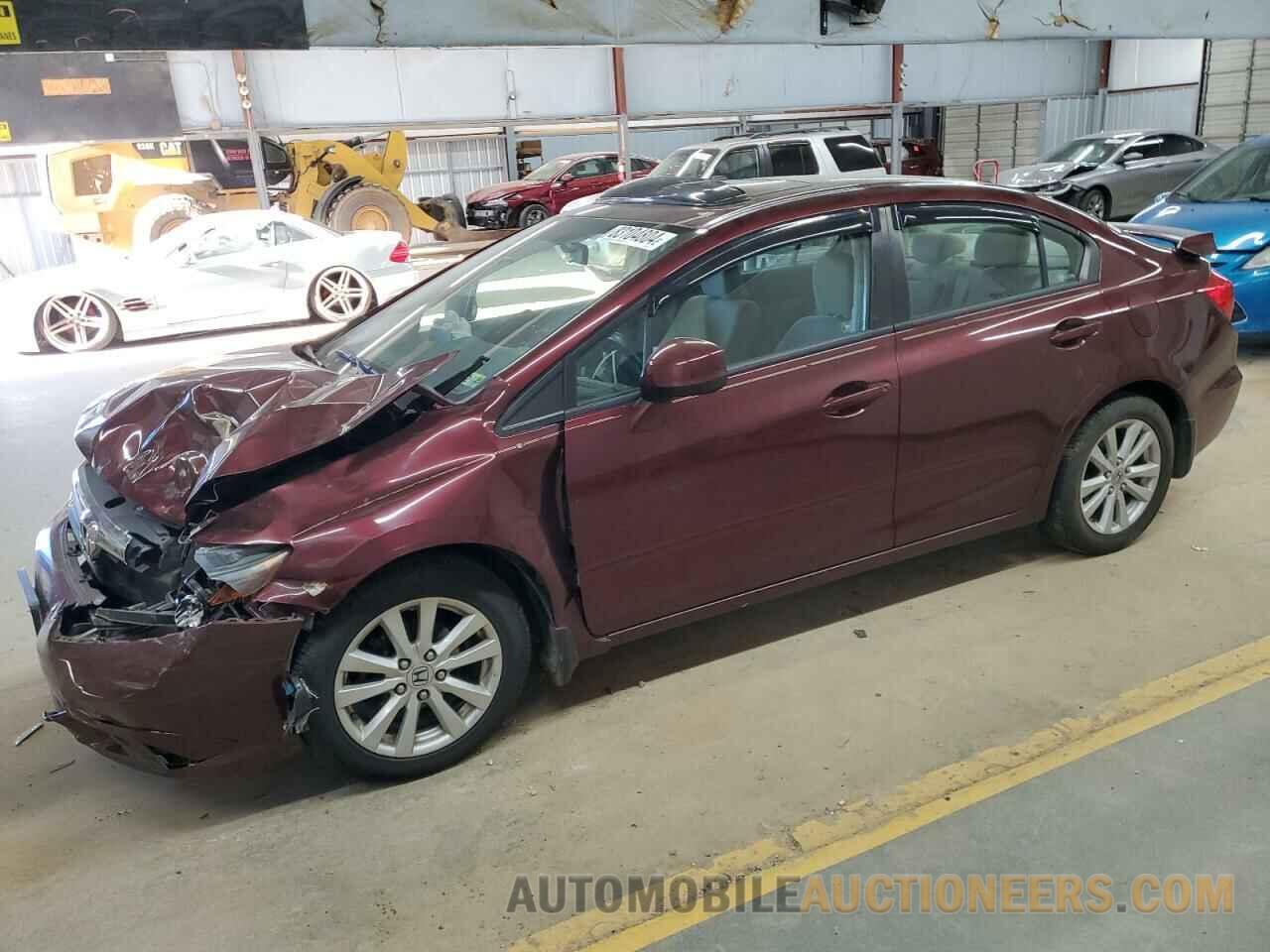 19XFB2F87CE065758 HONDA CIVIC 2012