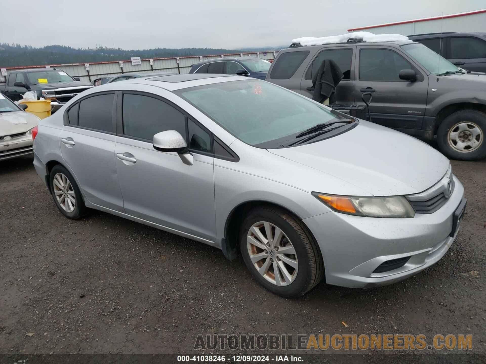 19XFB2F87CE067350 HONDA CIVIC 2012