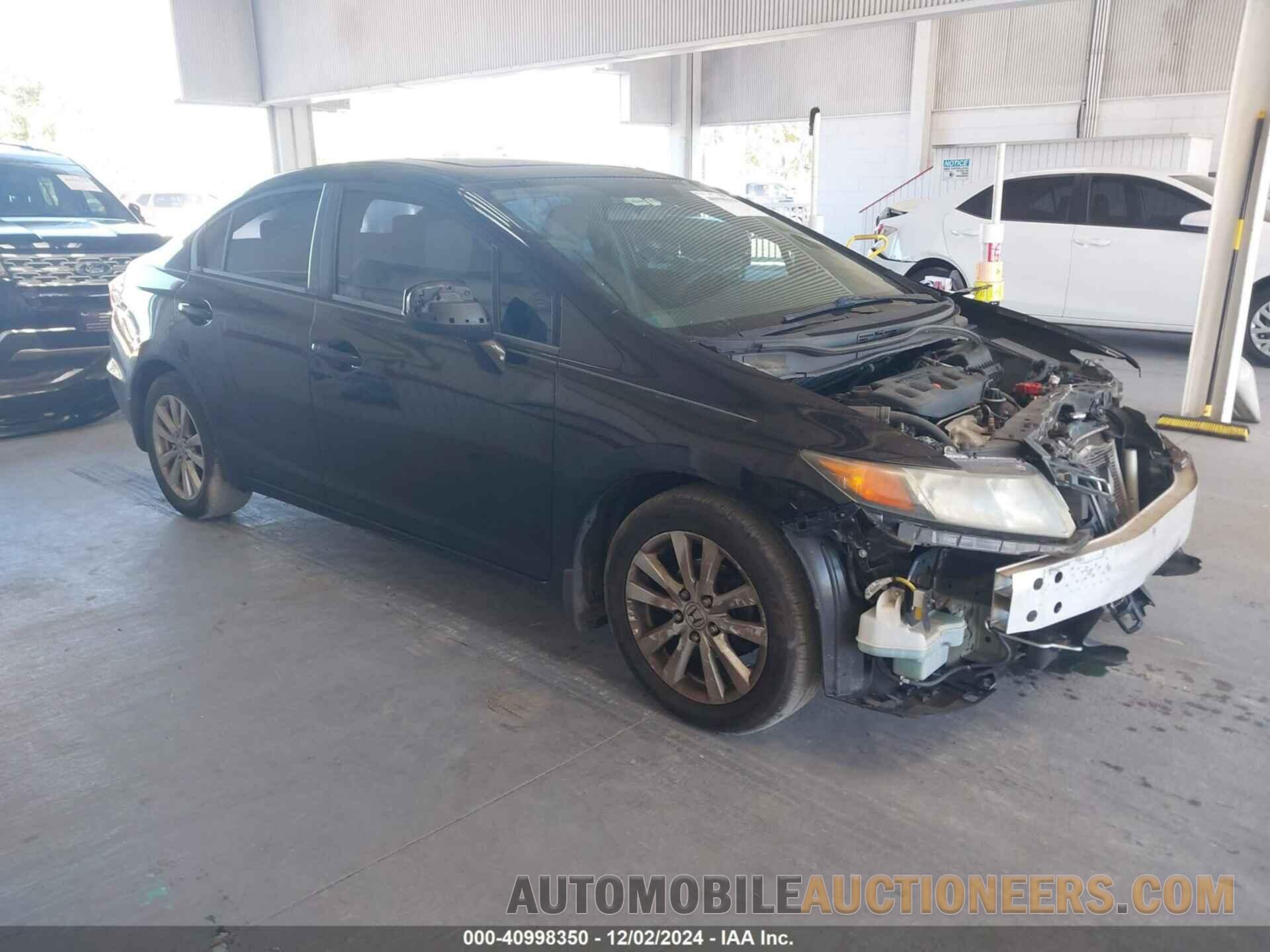 19XFB2F88CE063307 HONDA CIVIC 2012