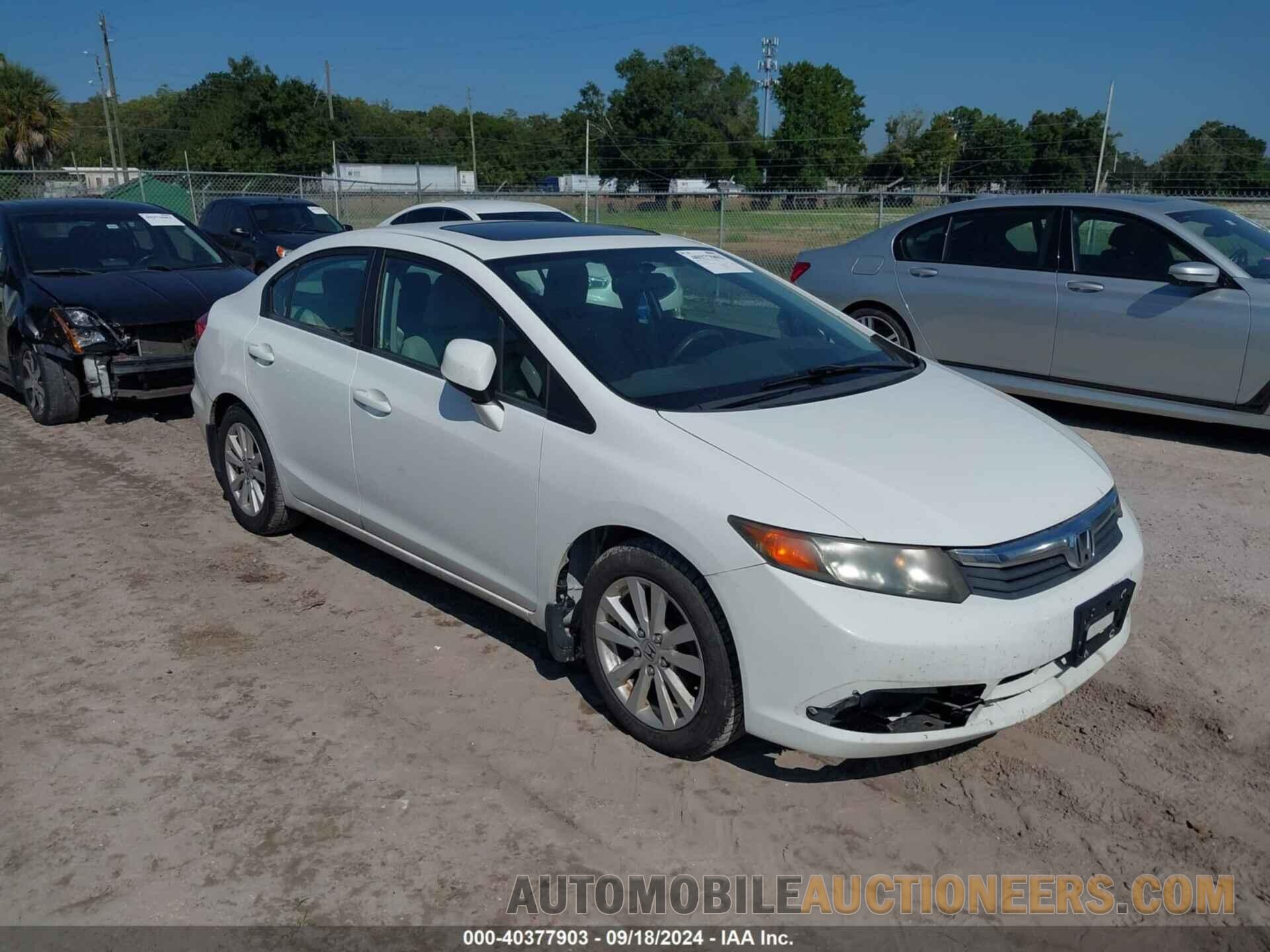 19XFB2F88CE081418 HONDA CIVIC 2012