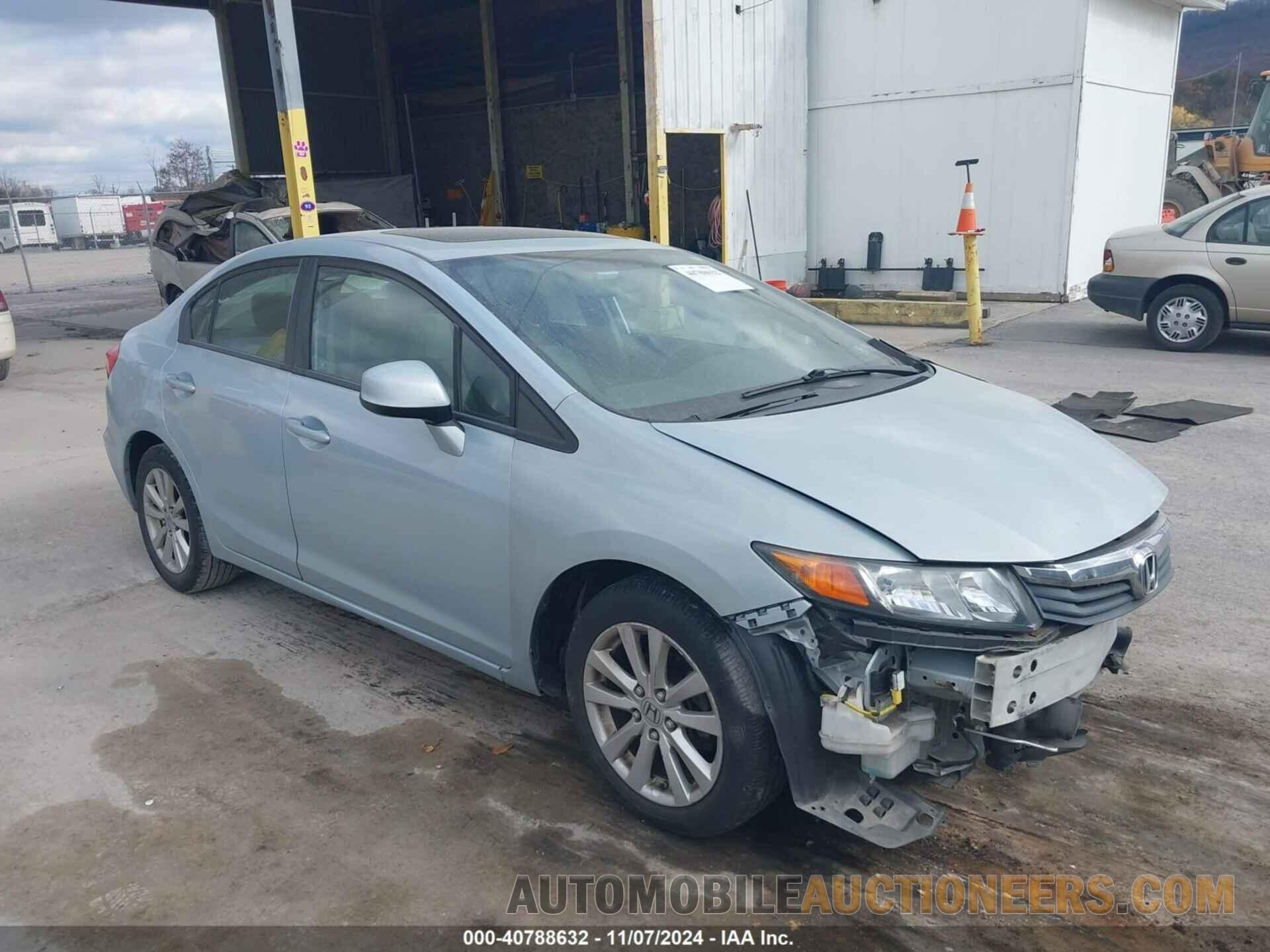 19XFB2F88CE356589 HONDA CIVIC 2012