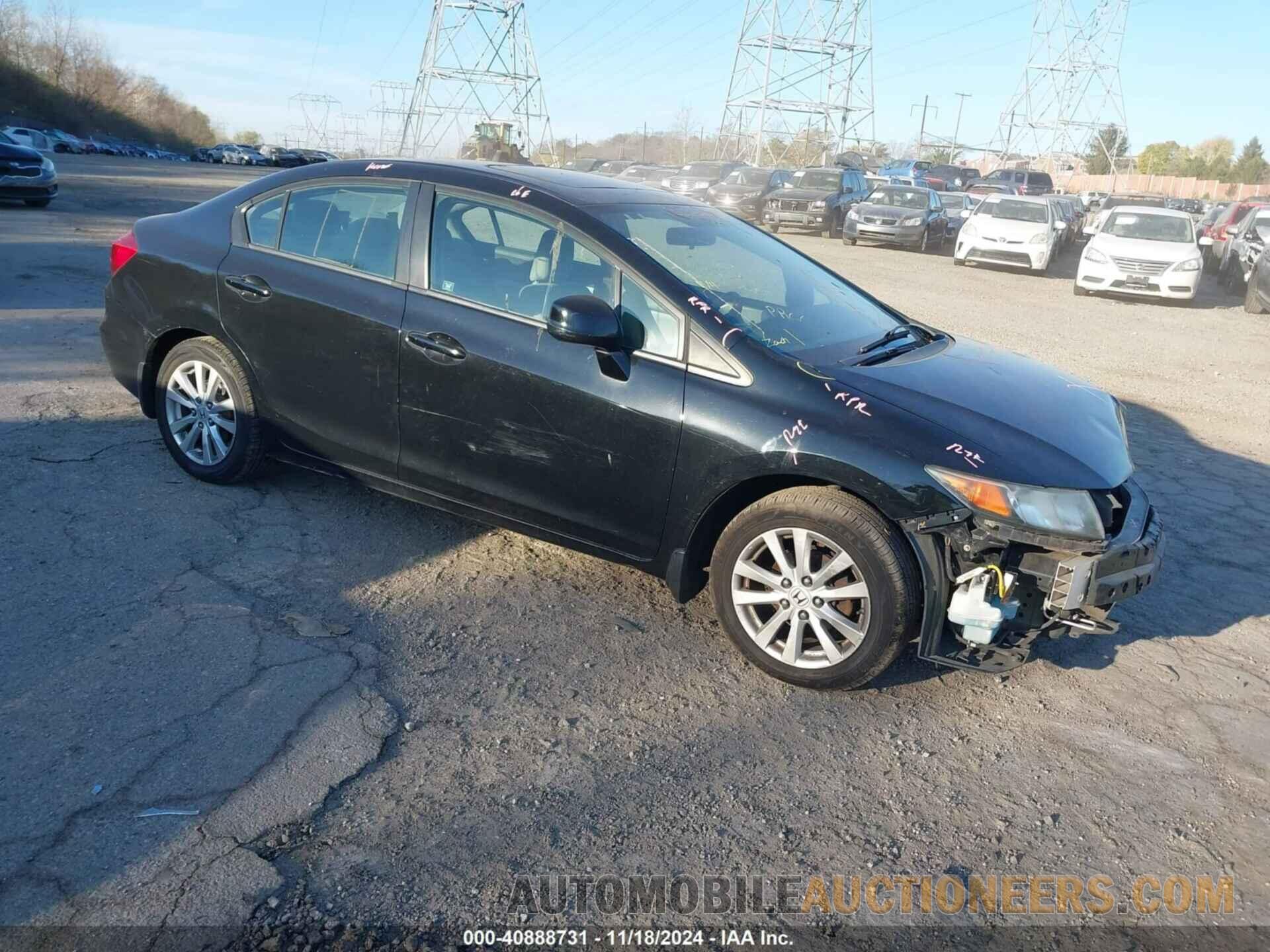 19XFB2F88CE364191 HONDA CIVIC 2012