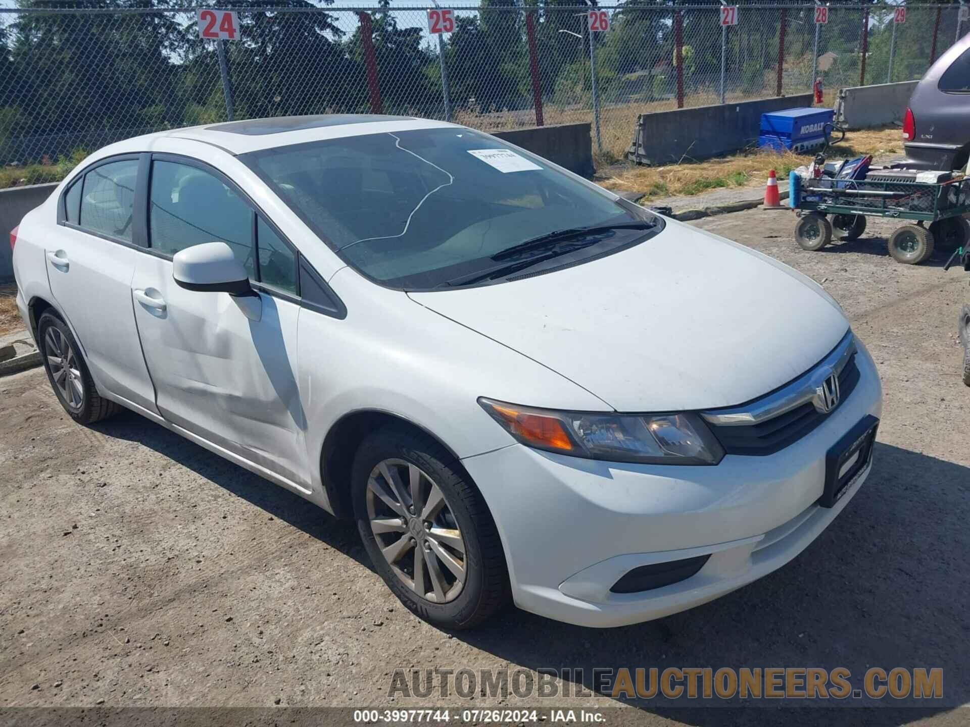 19XFB2F89CE302556 HONDA CIVIC 2012