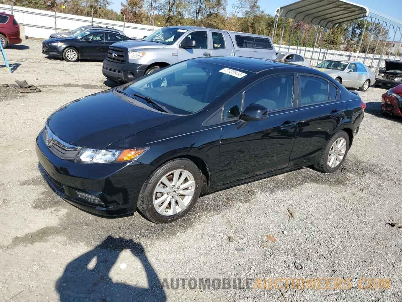 19XFB2F90CE371502 HONDA CIVIC 2012