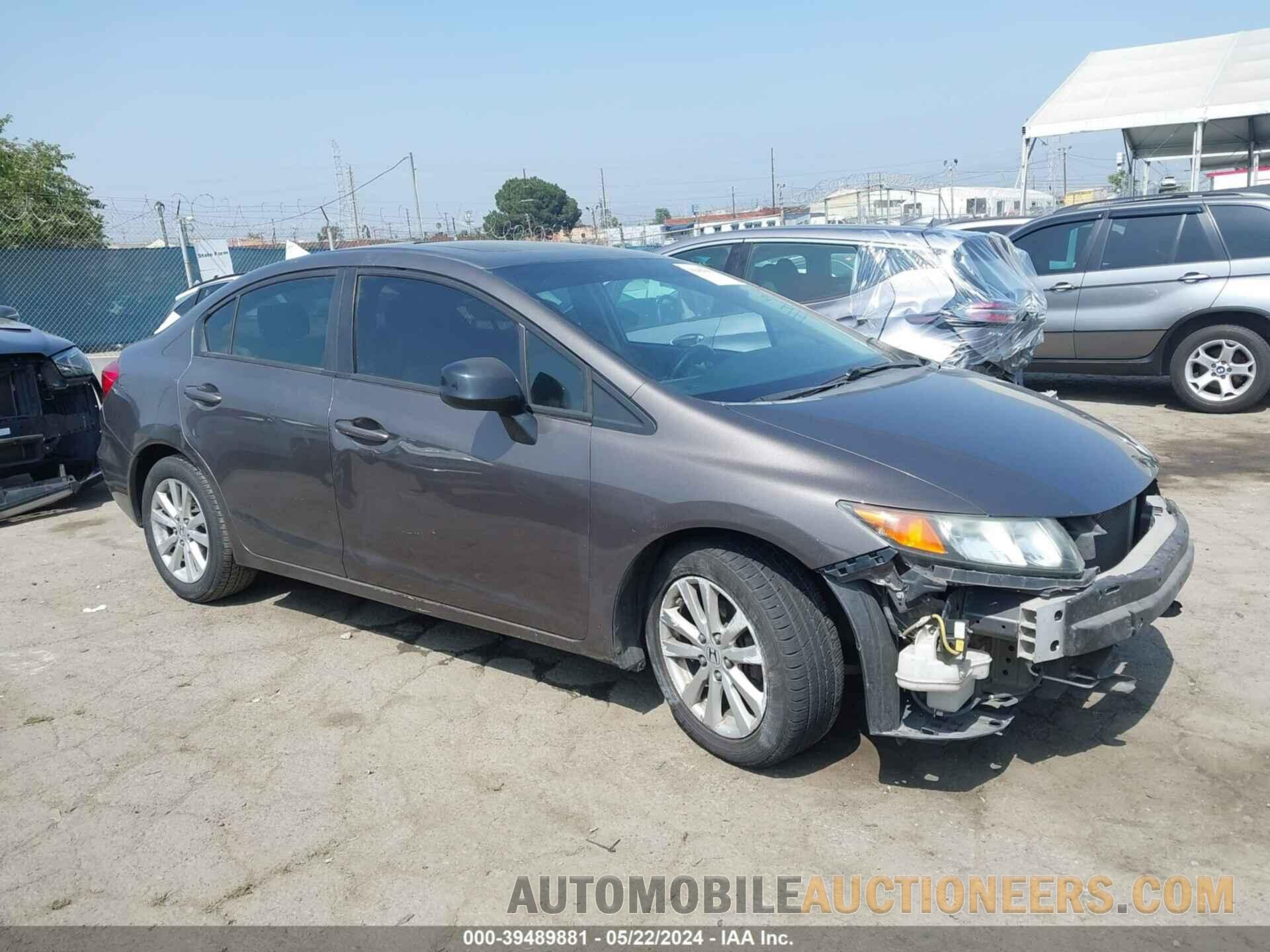 19XFB2F92CE303069 HONDA CIVIC 2012