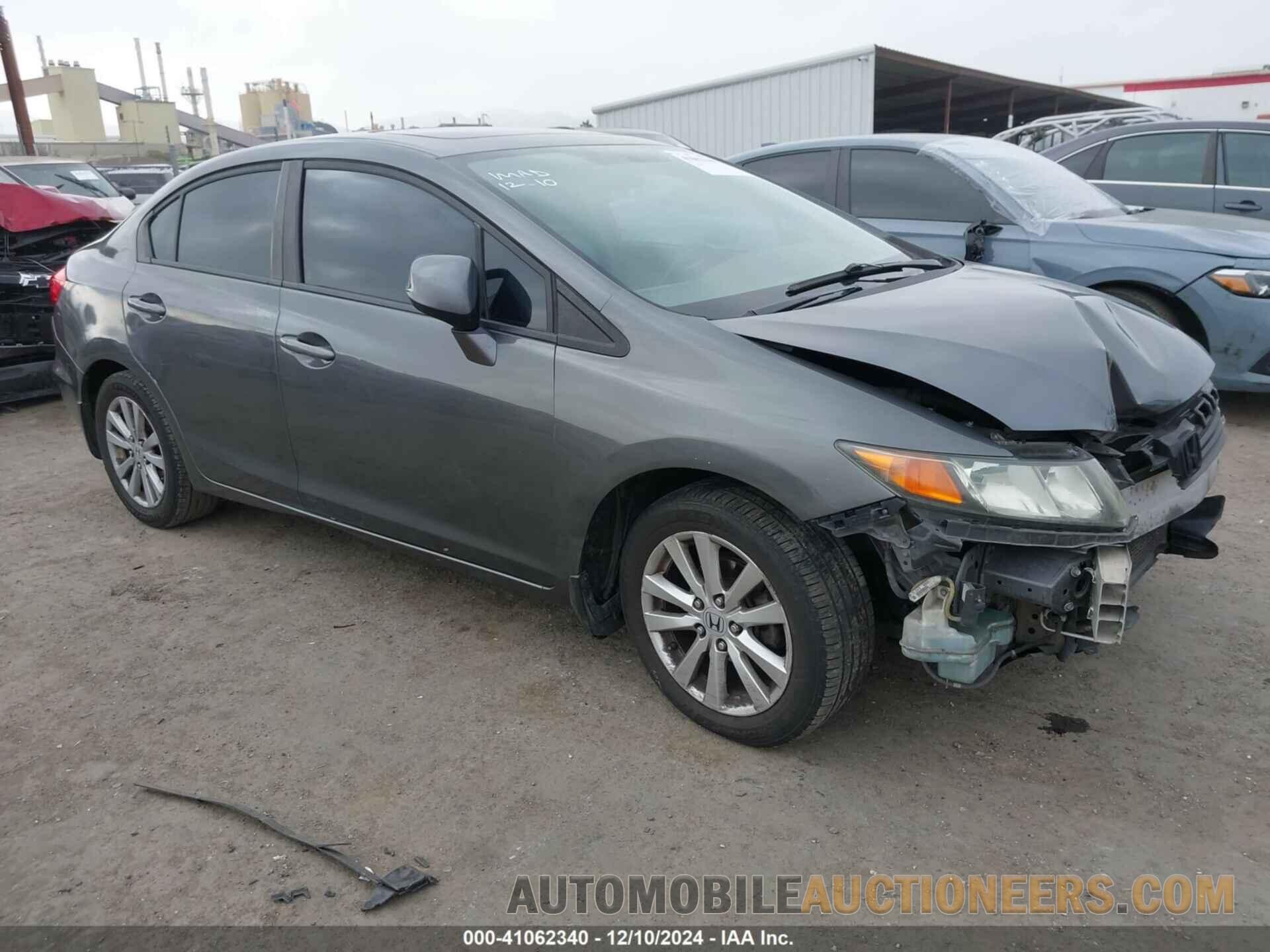 19XFB2F96CE325057 HONDA CIVIC 2012