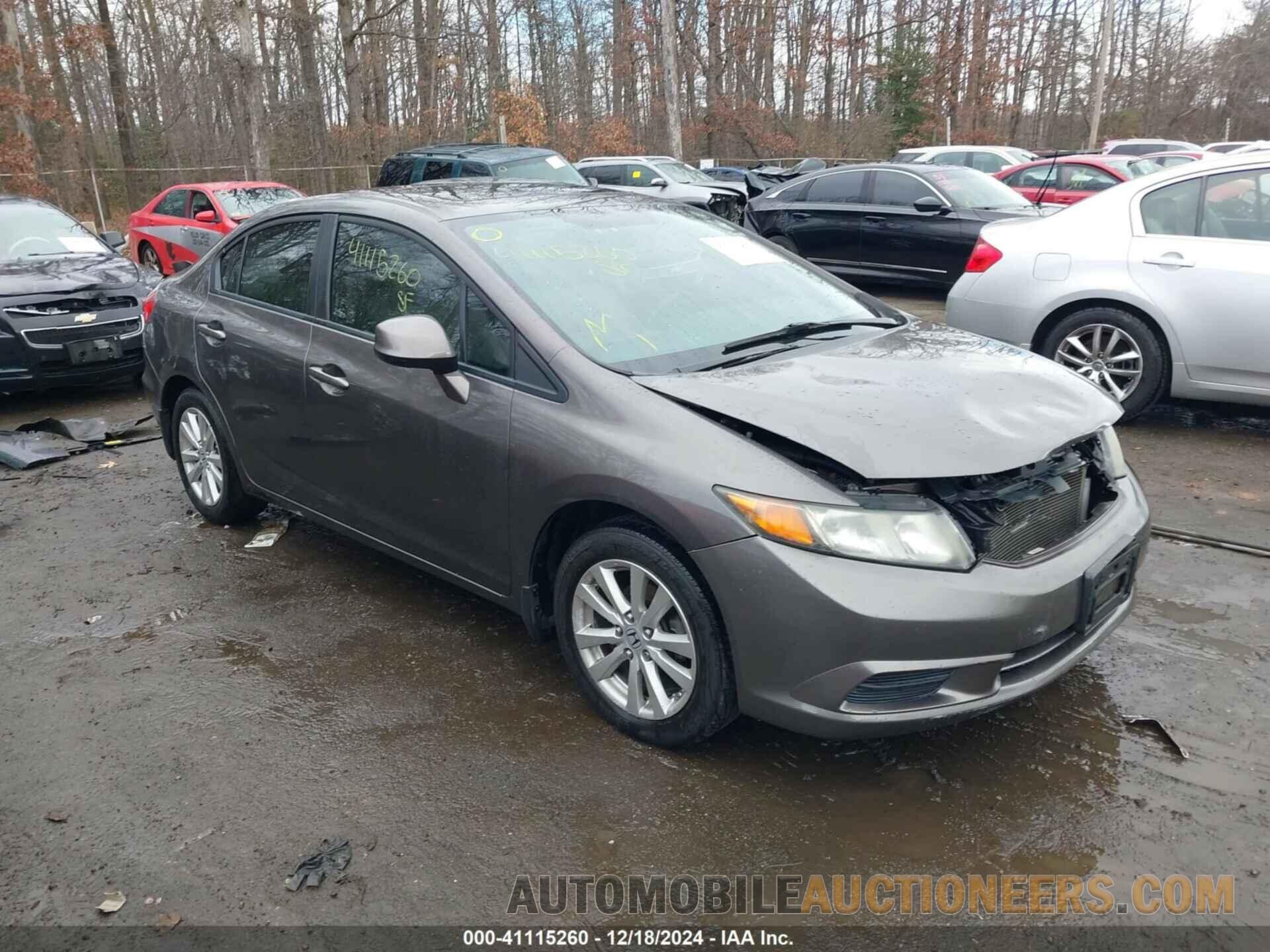 19XFB2F99CE322900 HONDA CIVIC 2012