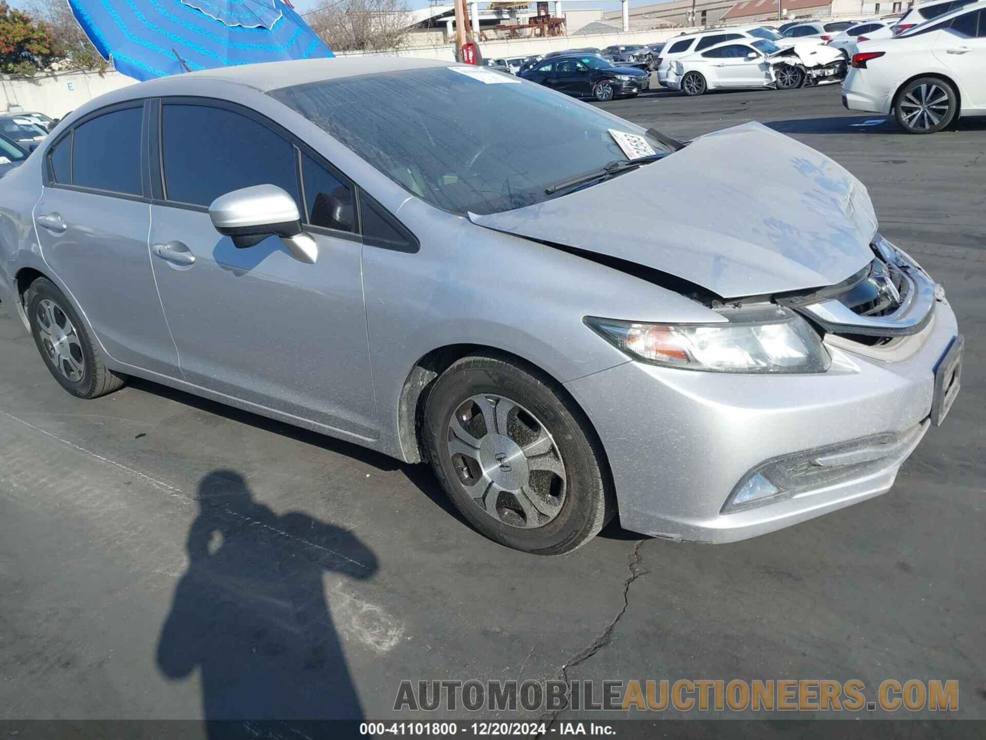 19XFB4F21FE200759 HONDA CIVIC HYBRID 2015