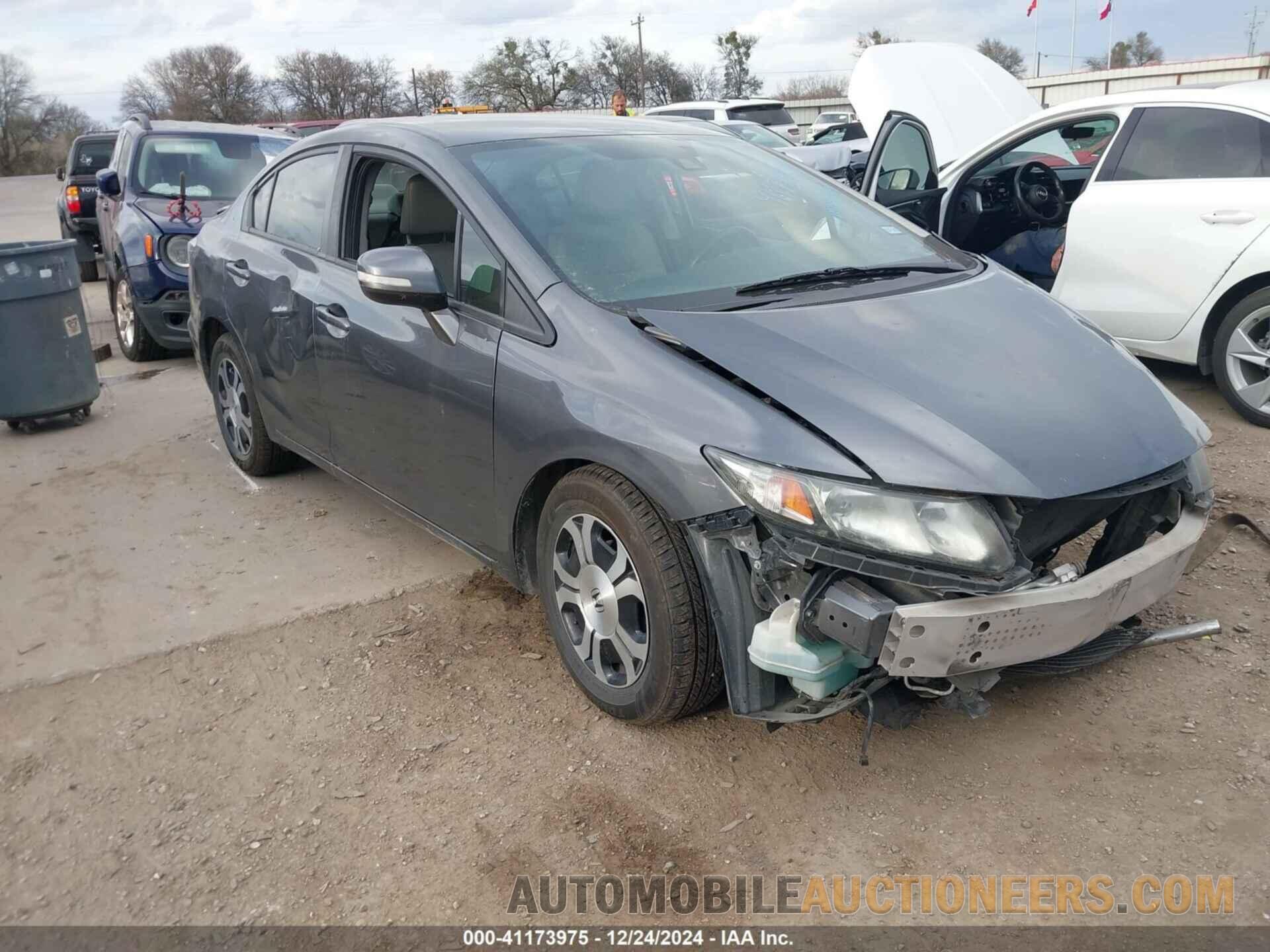 19XFB4F25DE001341 HONDA CIVIC HYBRID 2013